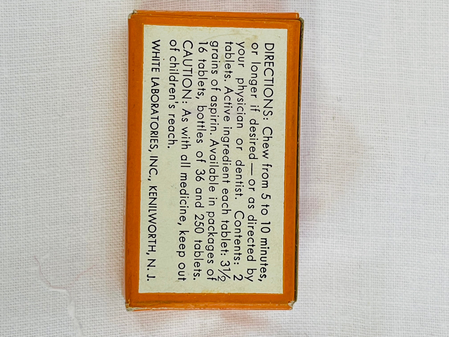 60s NOS Box of Aspergum