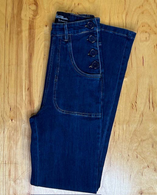 Midge Button Reproduction Jeans - Indigo