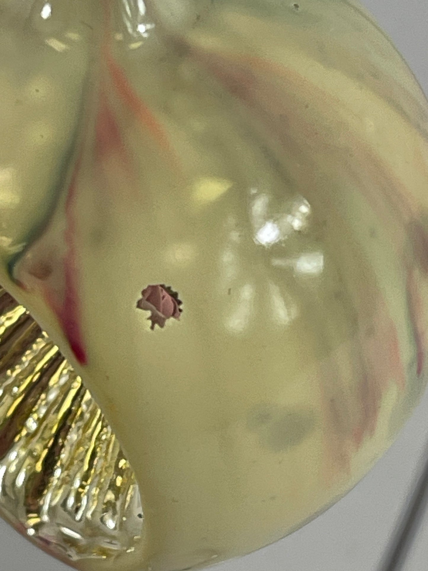 Antique German Indent End Of Day Ornament