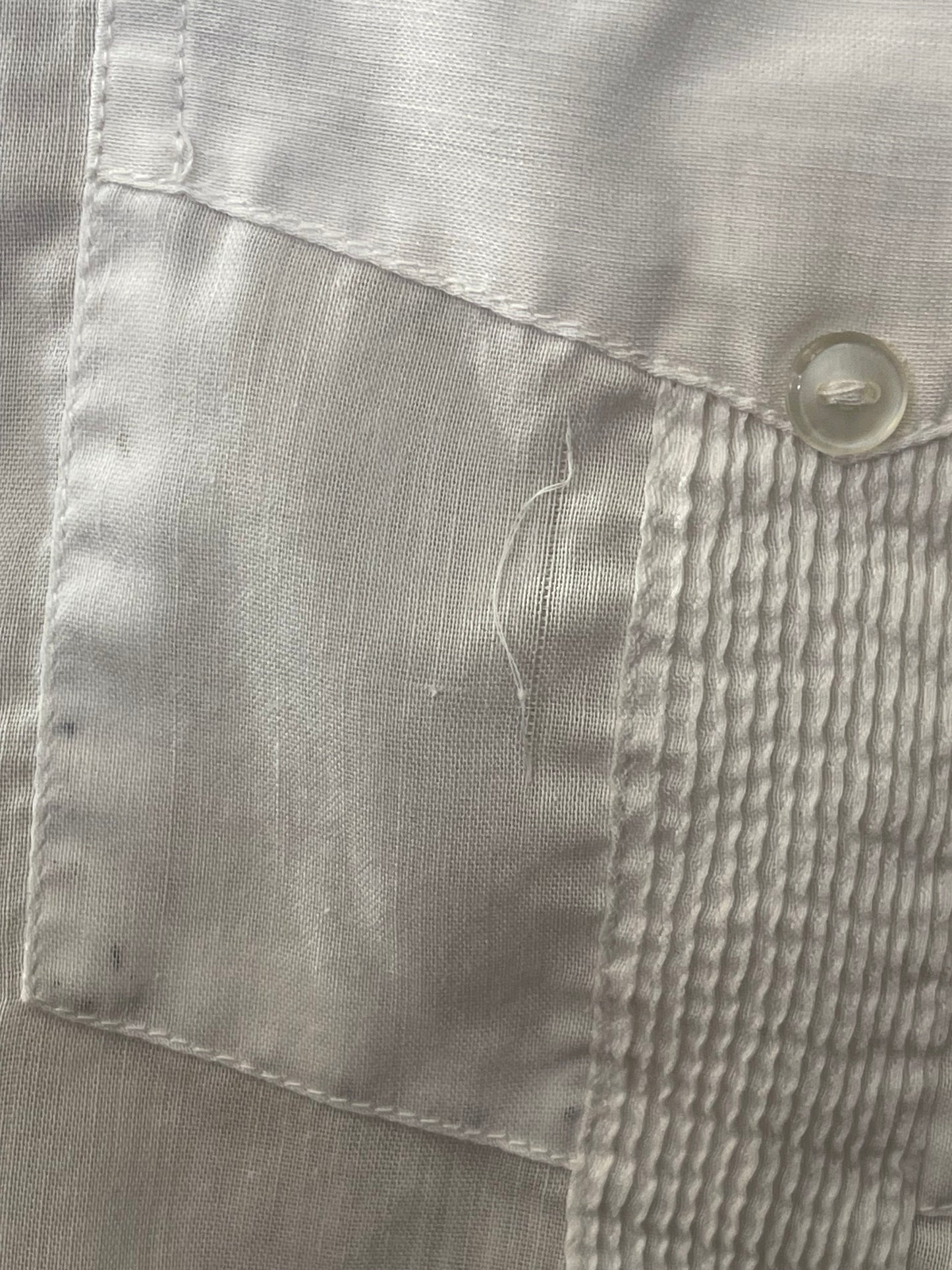 White Guayabera Shirt