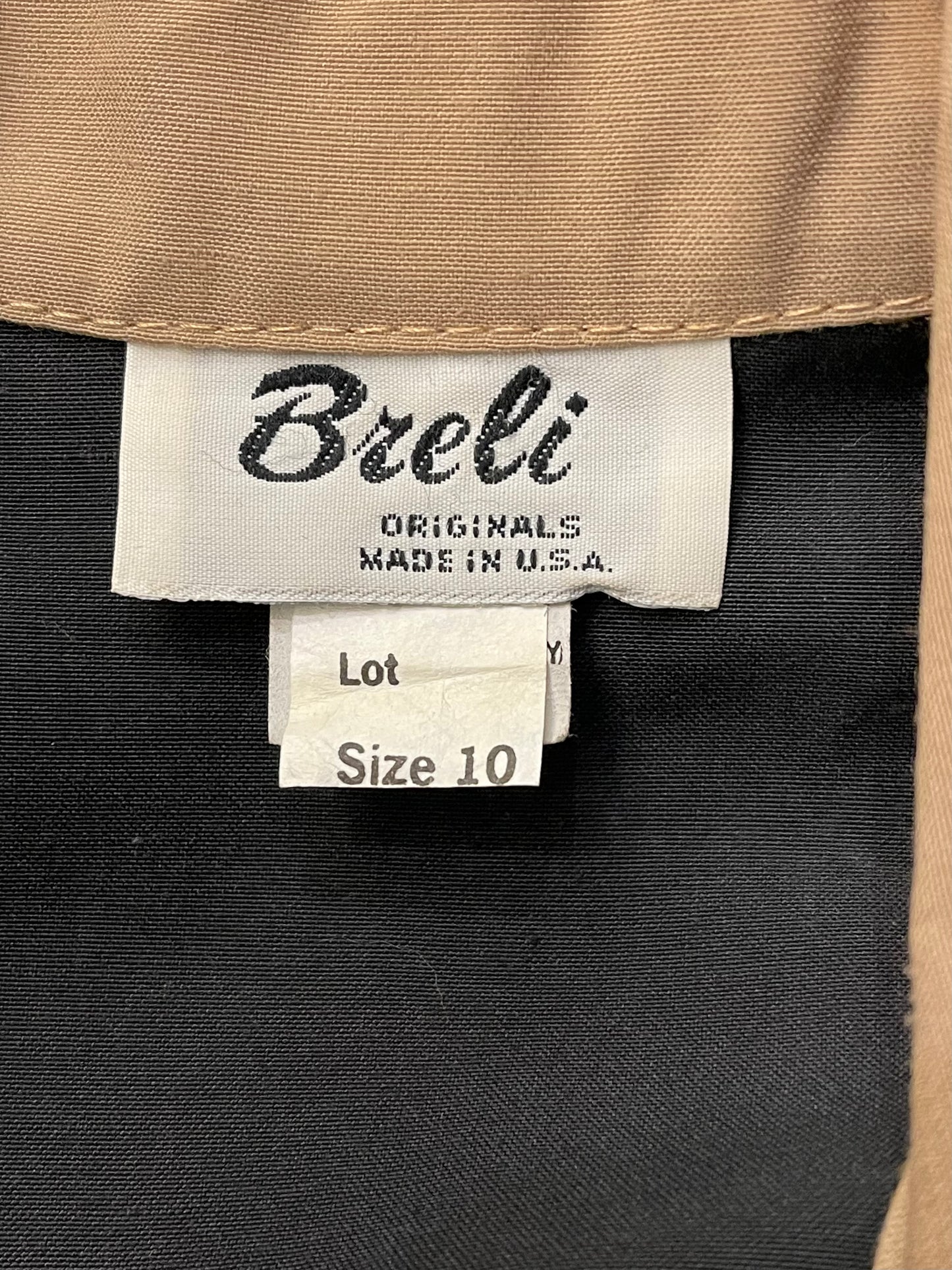 70s Black & Tan Dress