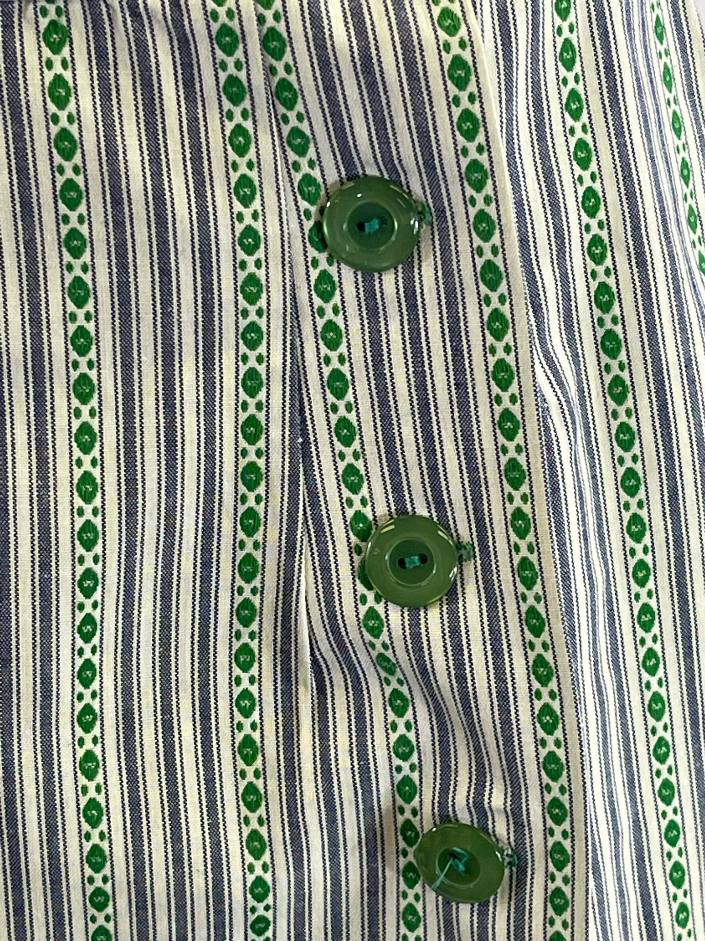 60s Cotton Wrap Skirt