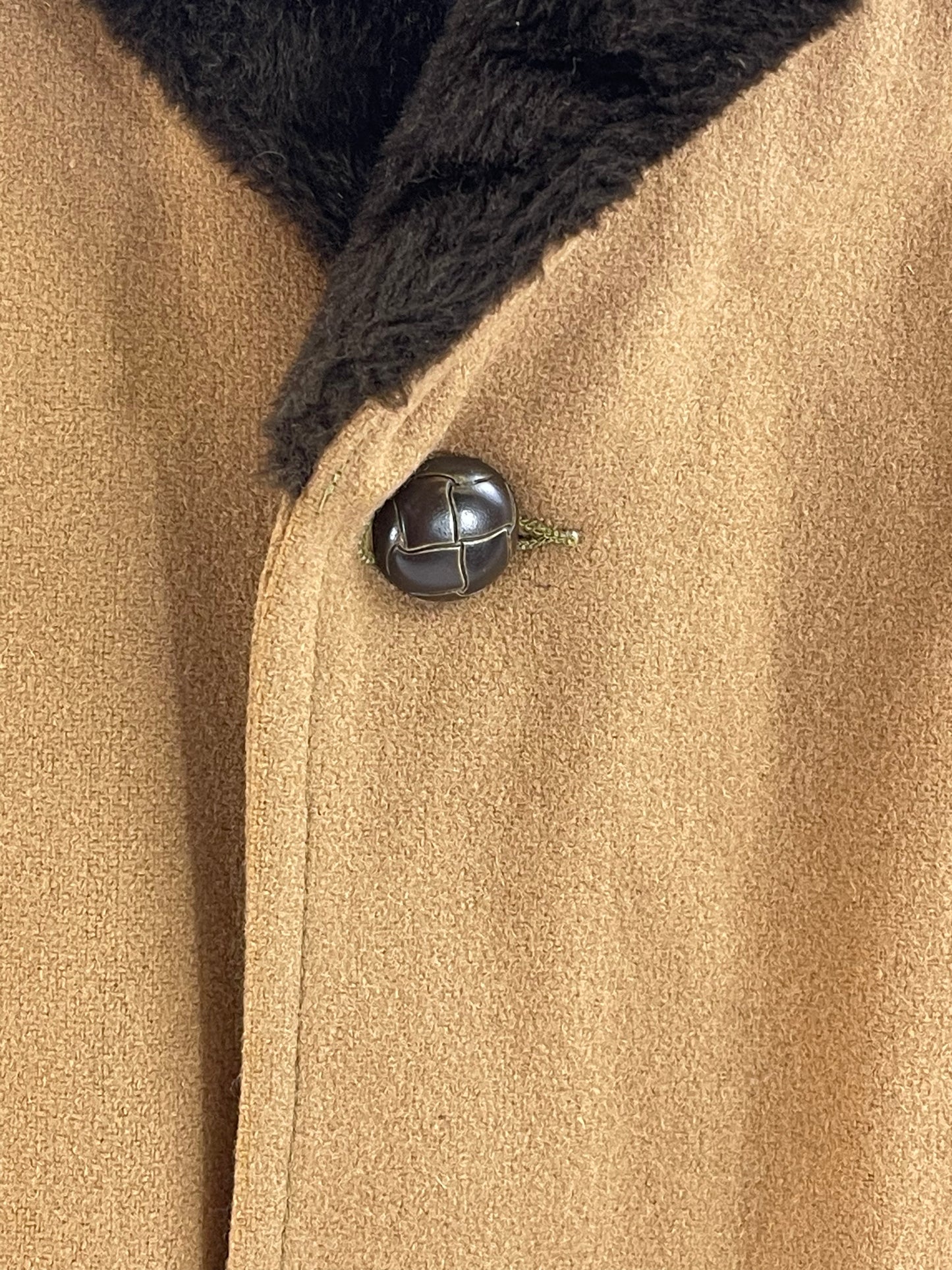 Sears Wool Overcoat 42 Long