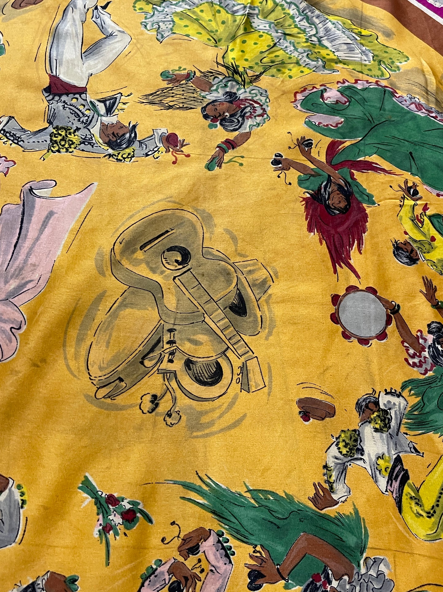 Vibrant Souvenir Scarf