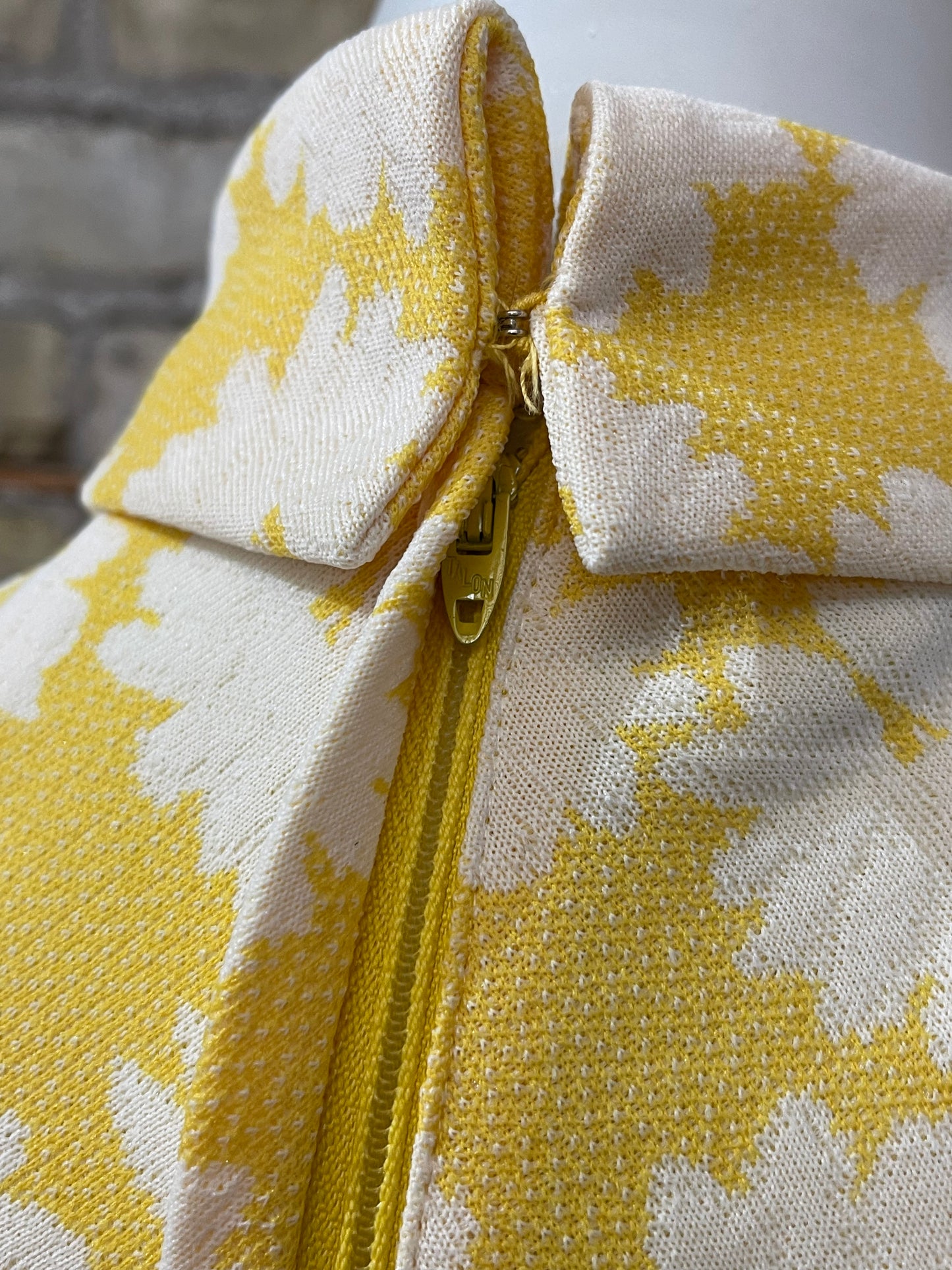 70s Yellow Floor Length Dress
