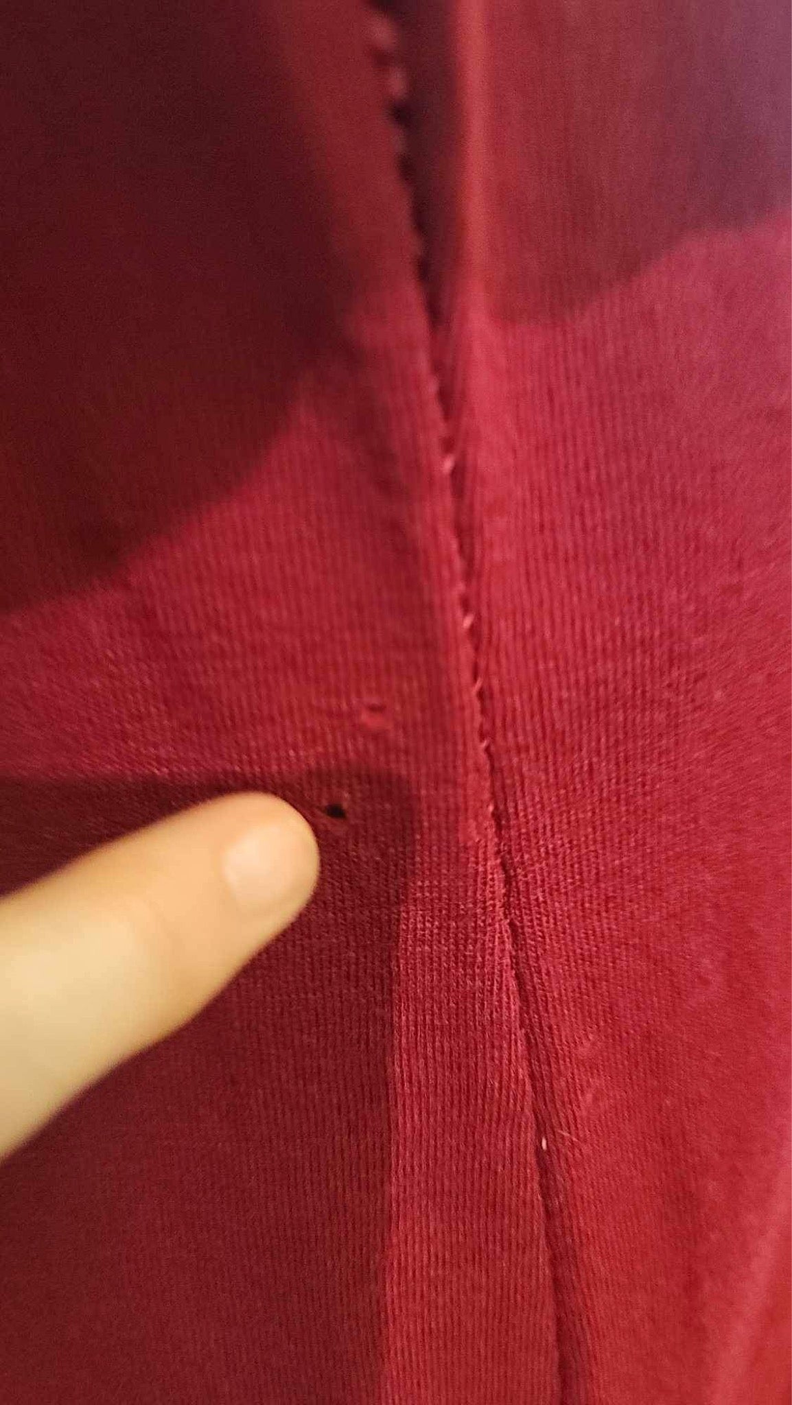 Severely Wounded Burgandy Dress