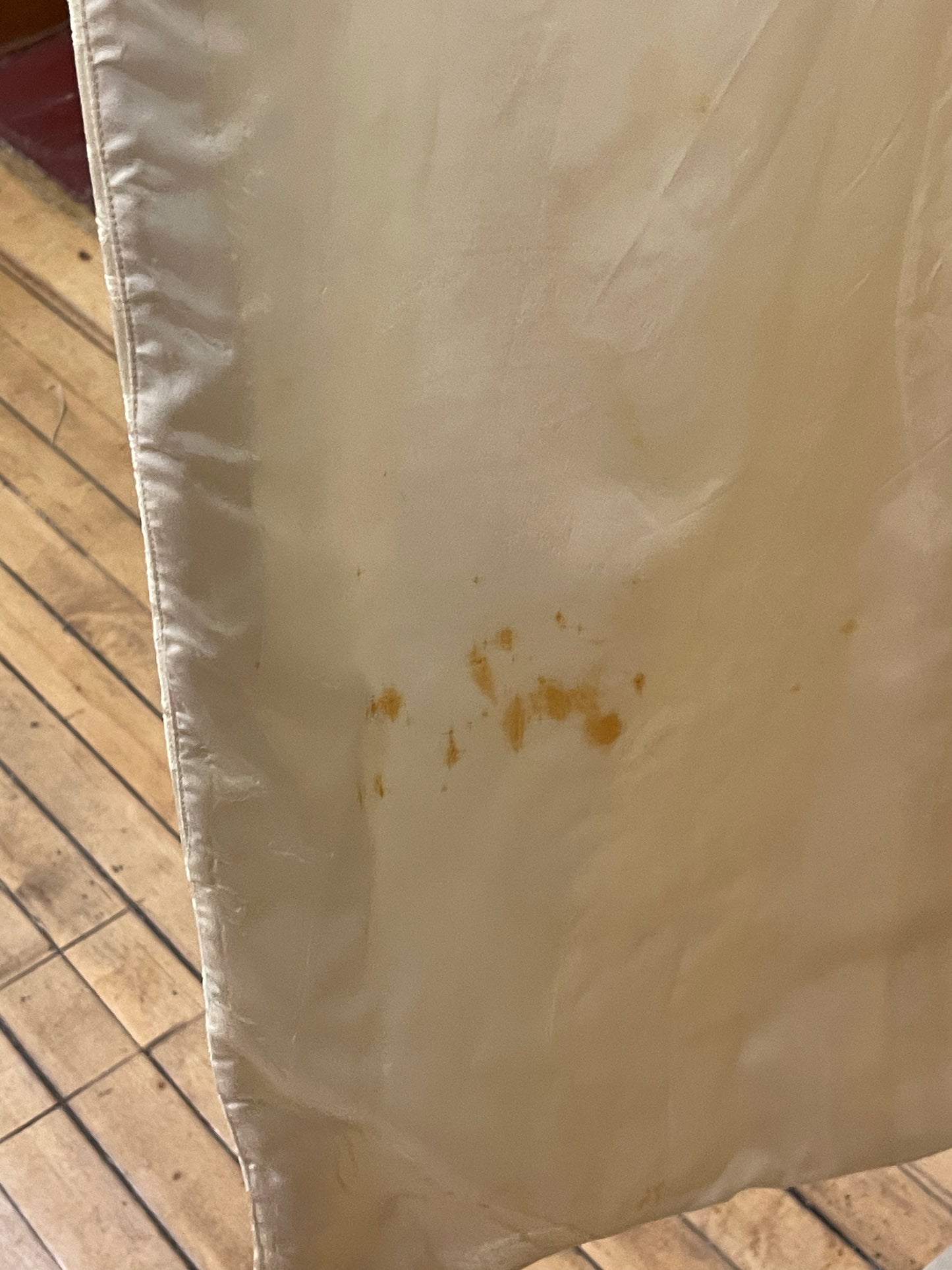 Ivory Brocade Evening Coat