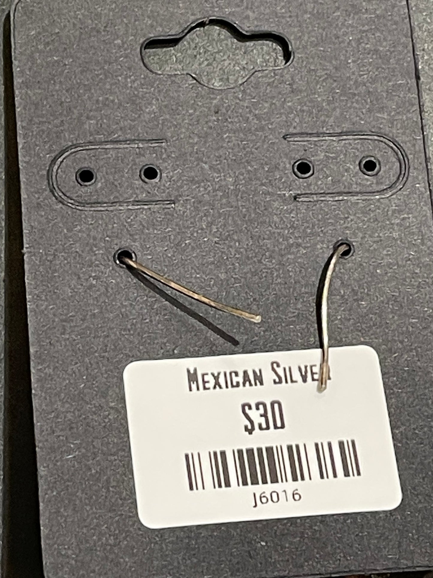 Mexican Silver Sombrero Earrings