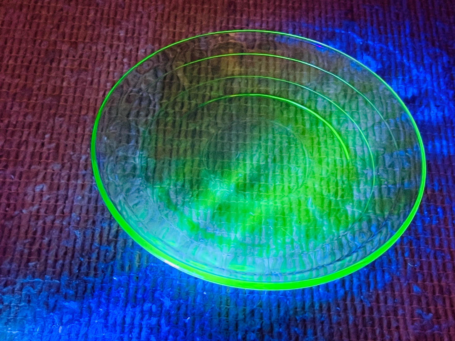 Uranium Glass saucer
