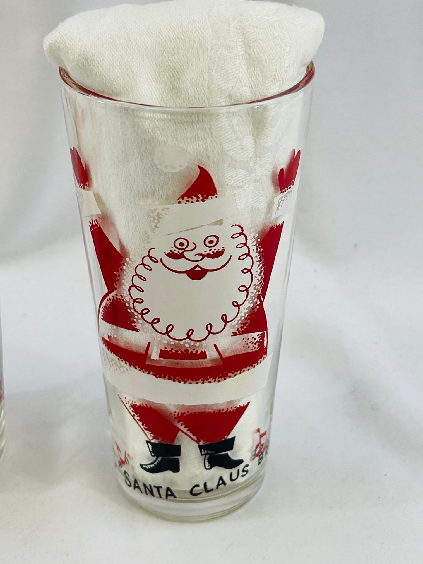 Santa Brings Good Cheer Highball Glasses