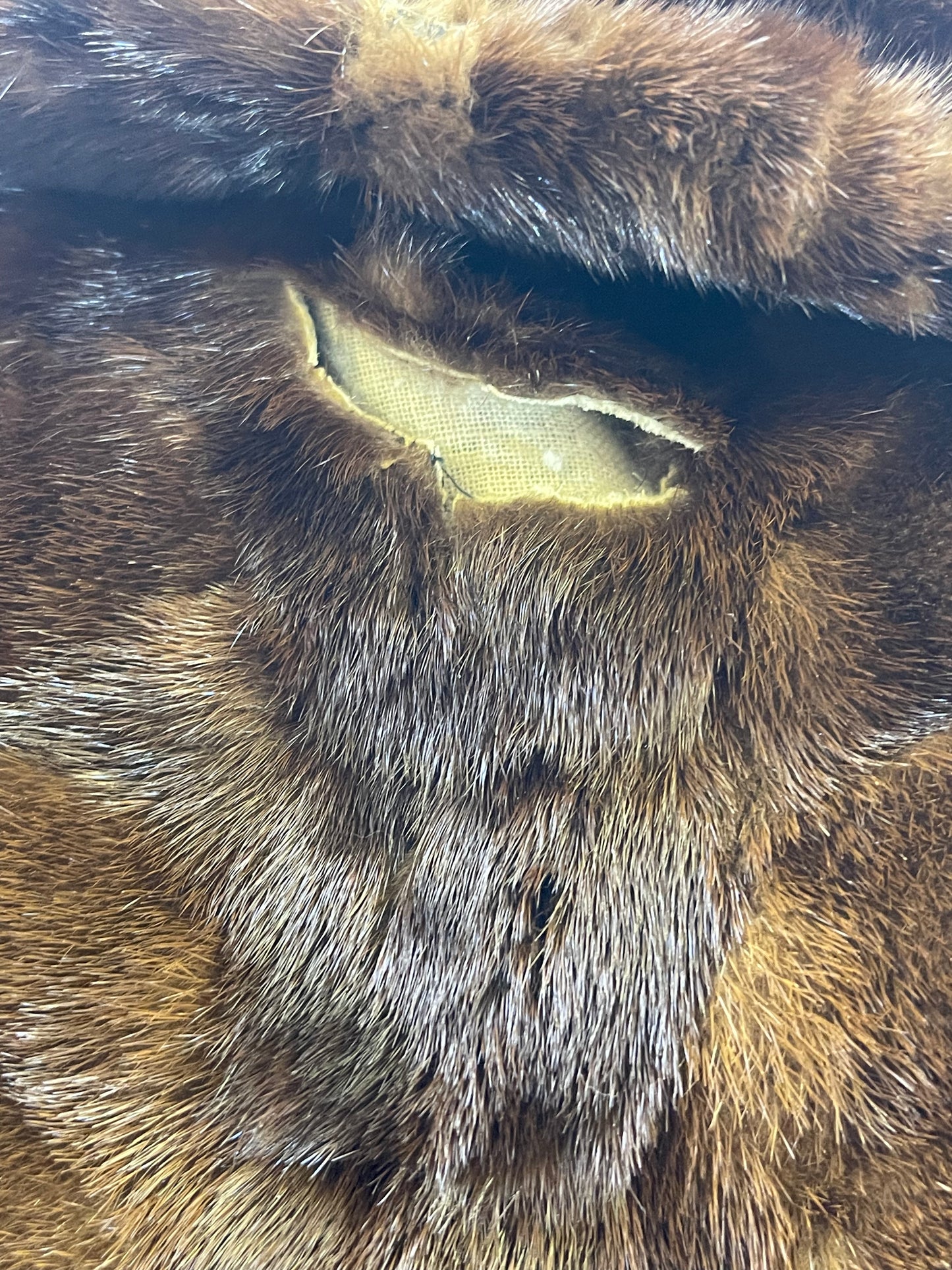 Herringbone Mink Coat