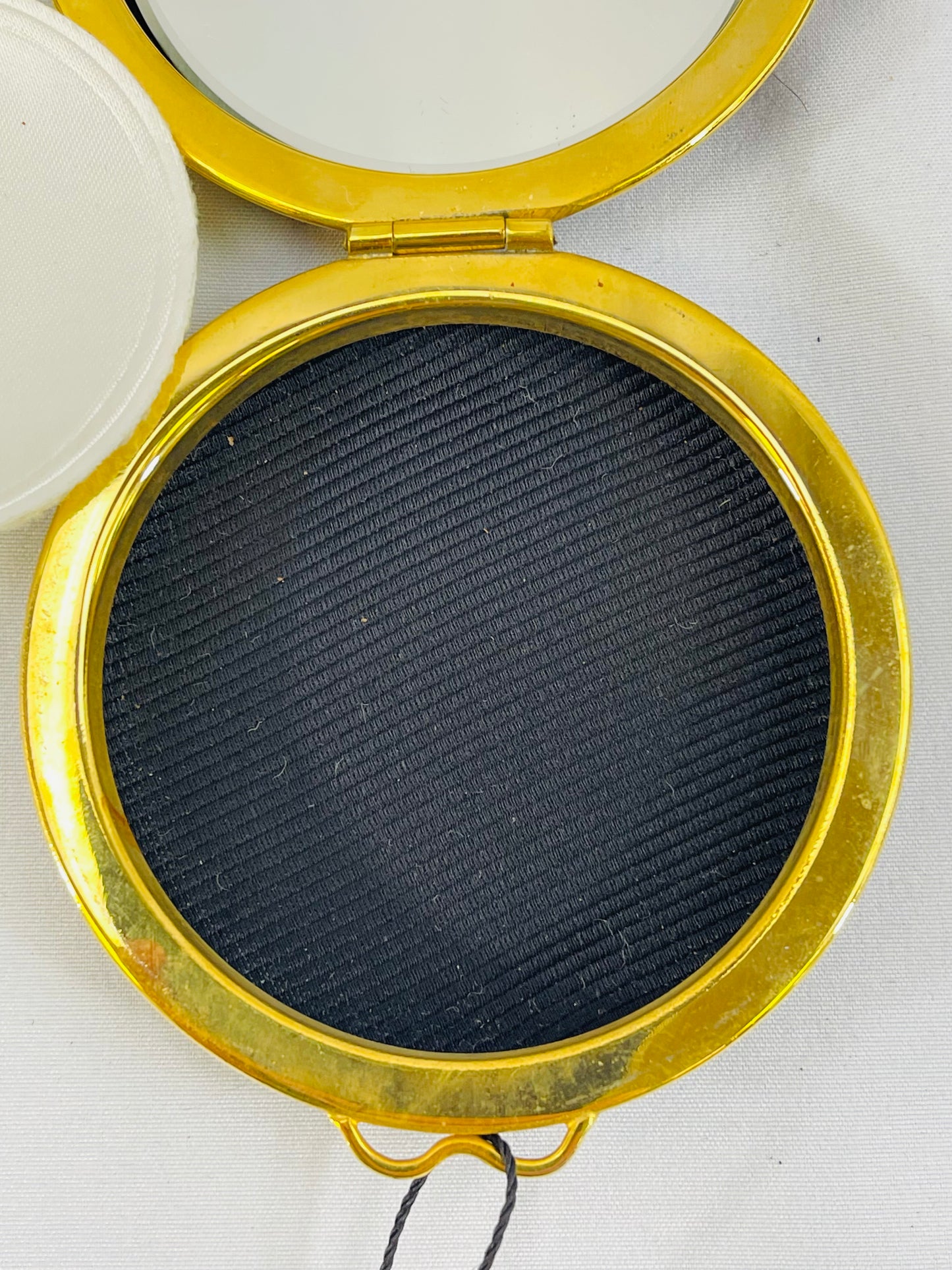 Faux Snakeskin Compact