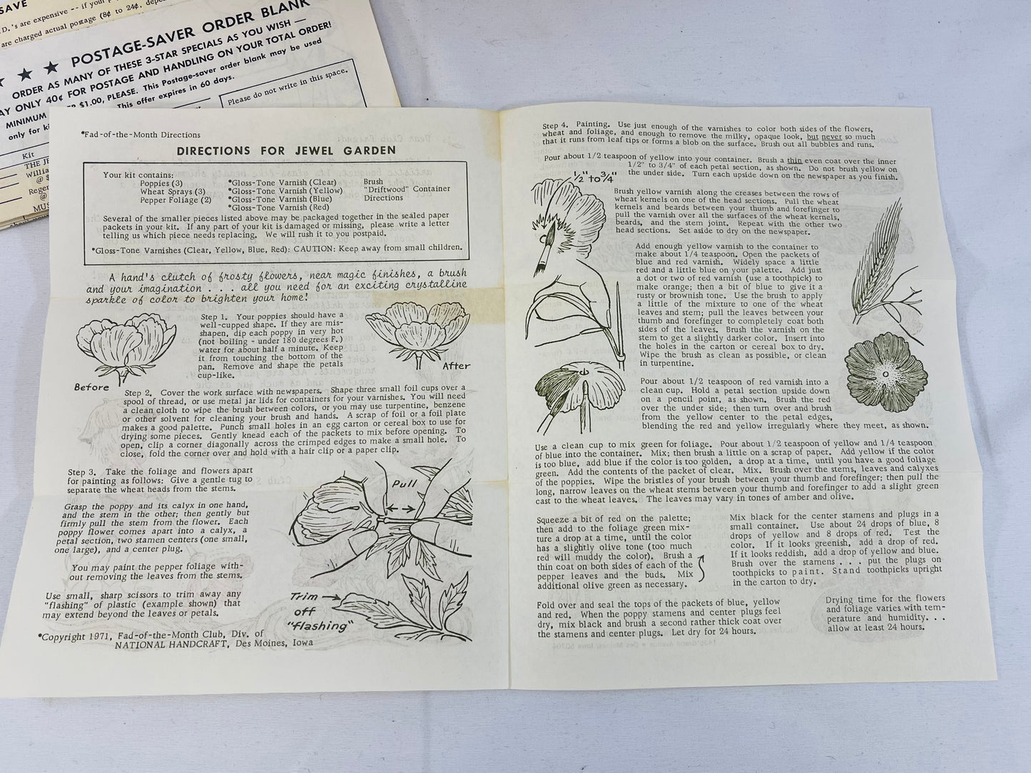 Vintage Fad of the Month Craft Project - Glis Glass