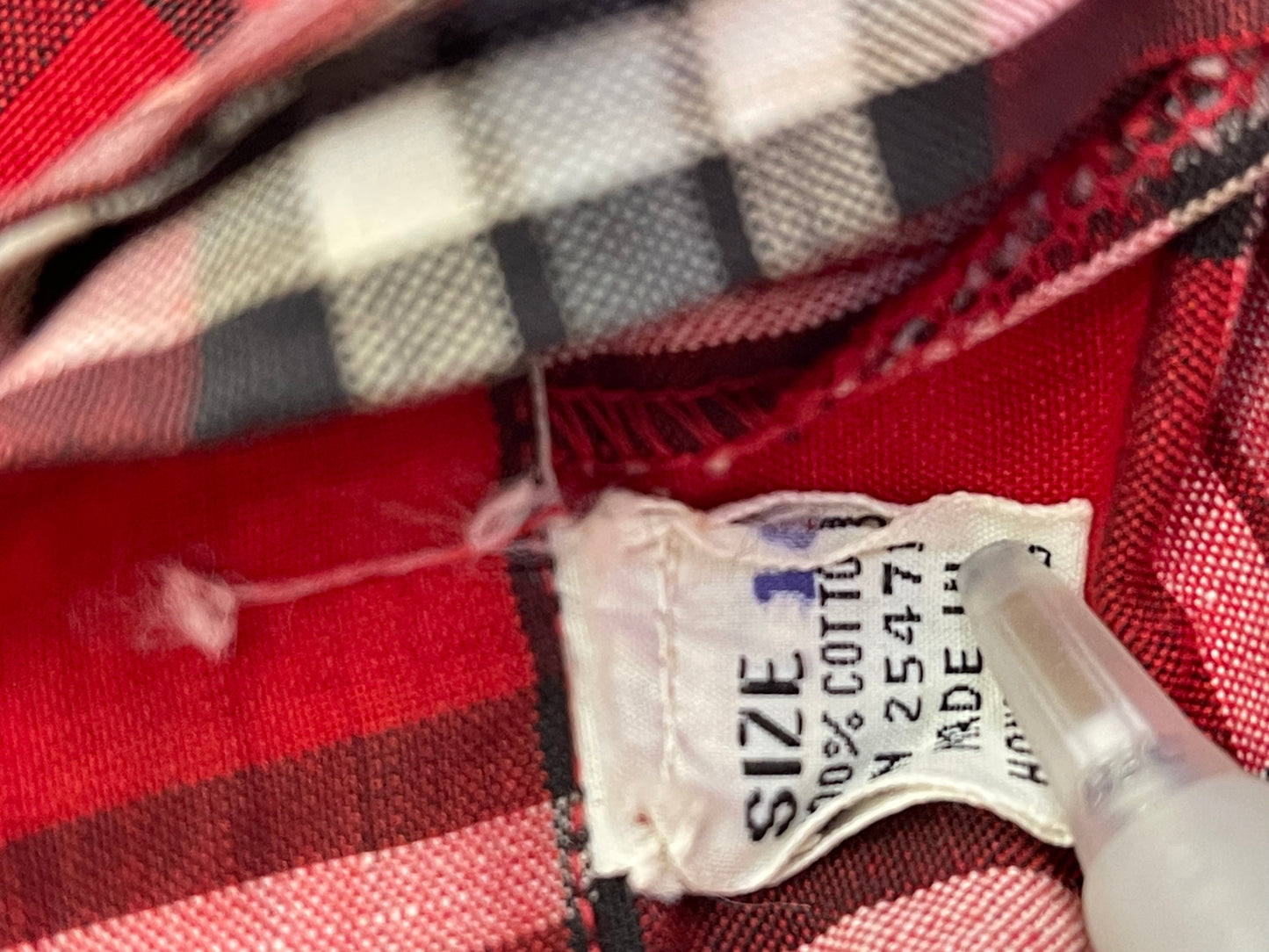 Volup Red Plaid Pedal Pushers