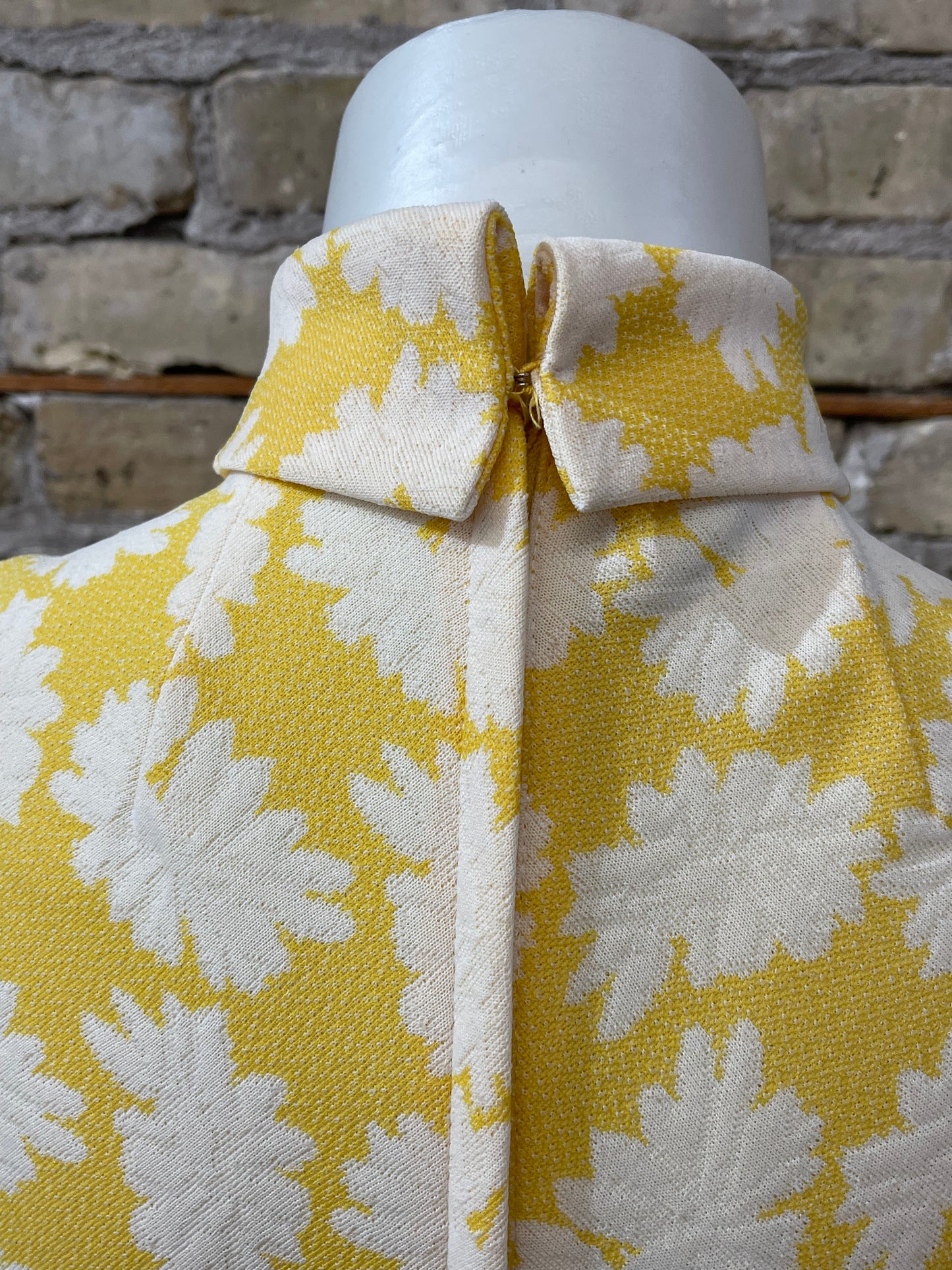 70s Yellow Floor Length Dress