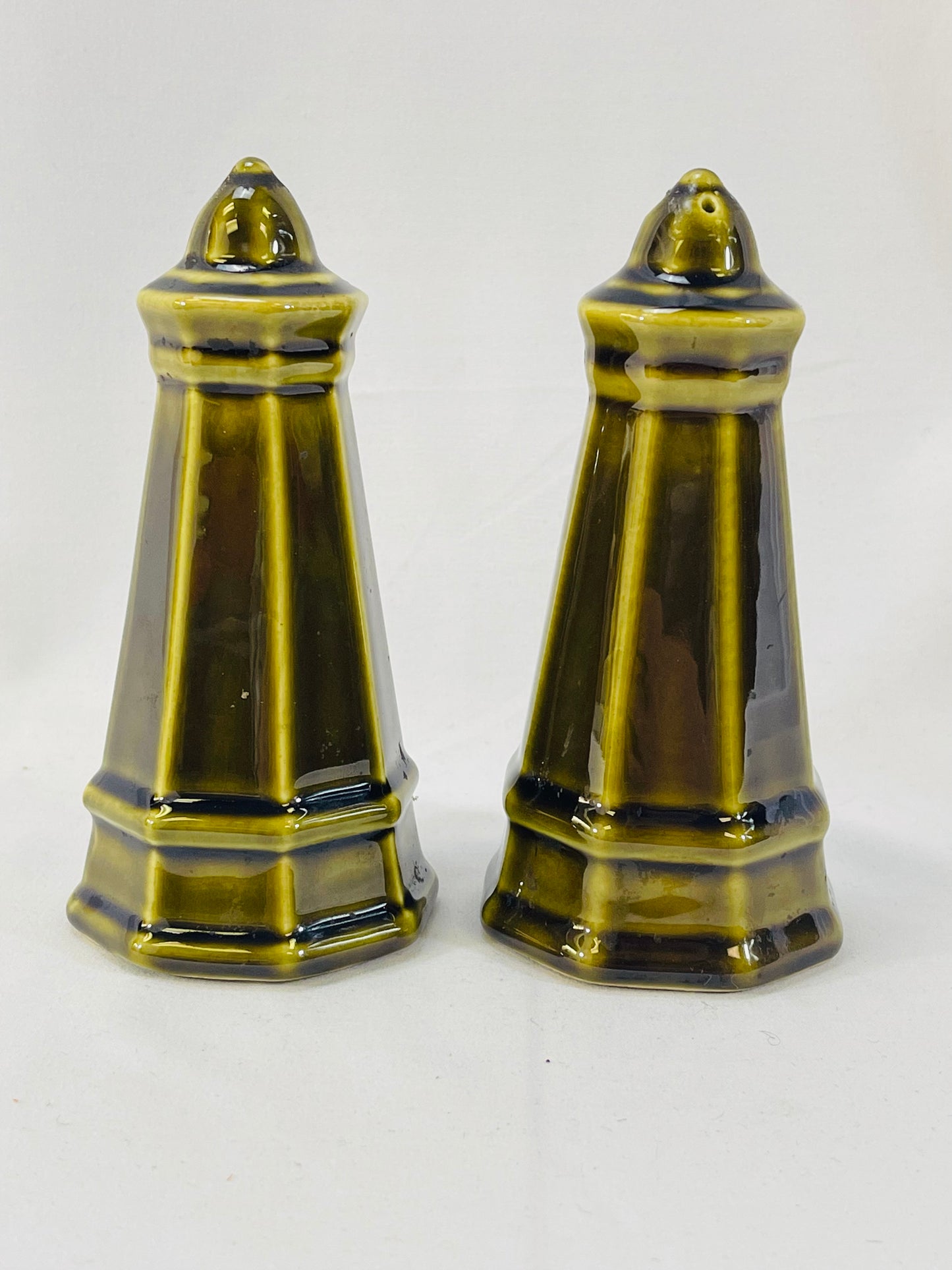 Pfaltzgraff Heritage Green Salt & Pepper Shakers