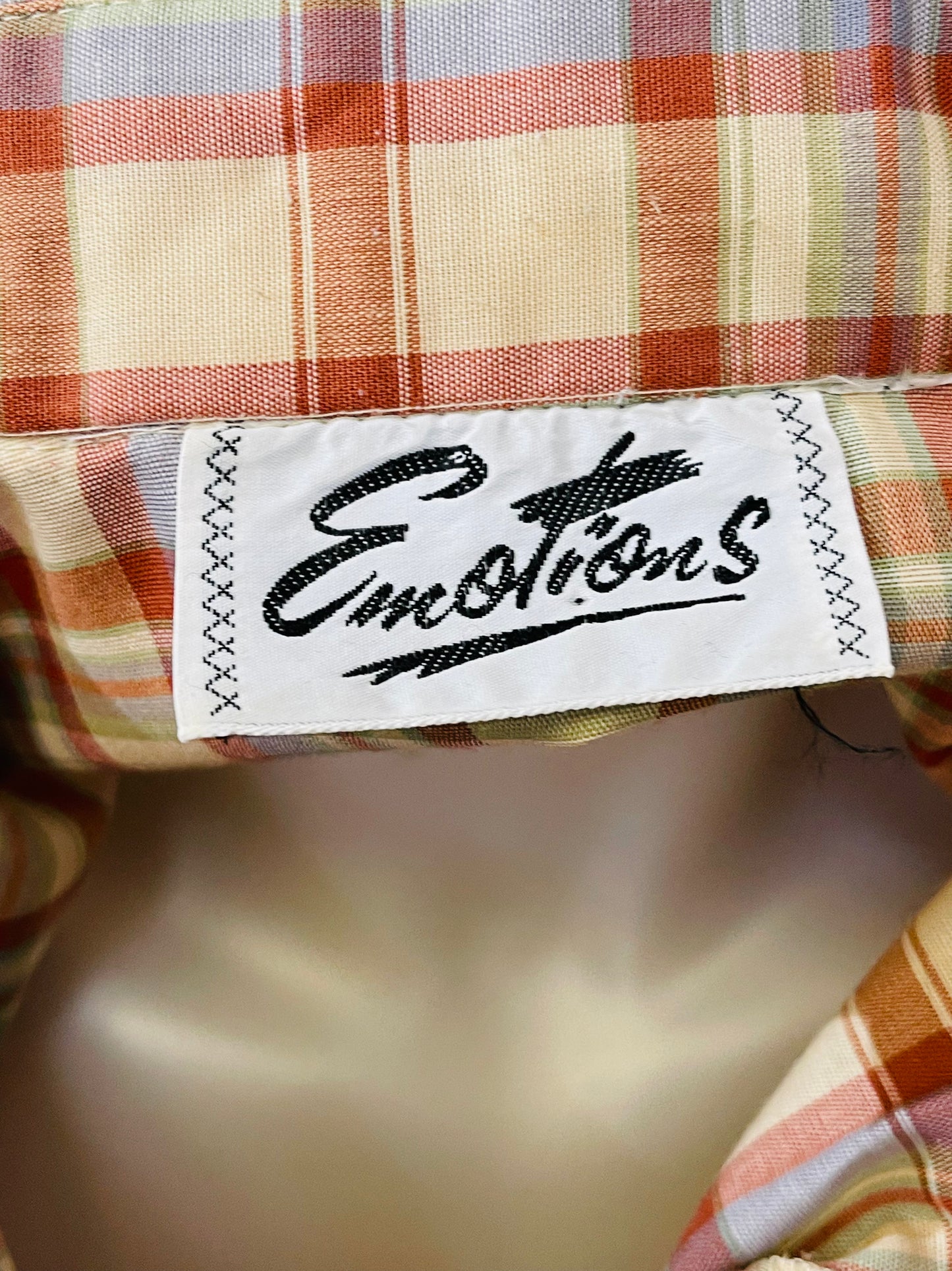 Autumn Colored Plaid Blouse