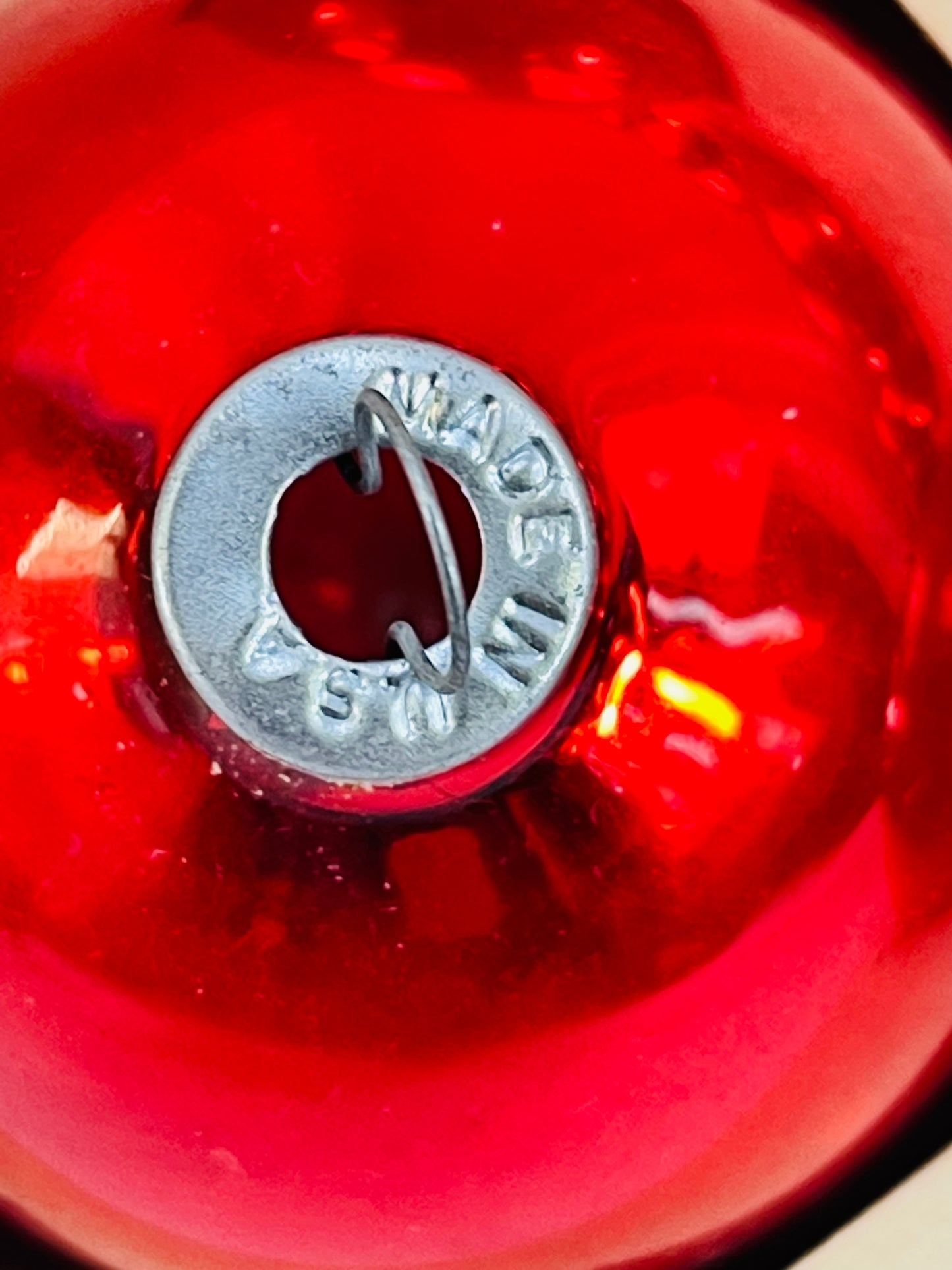 Mixed Glass Ornaments - Red