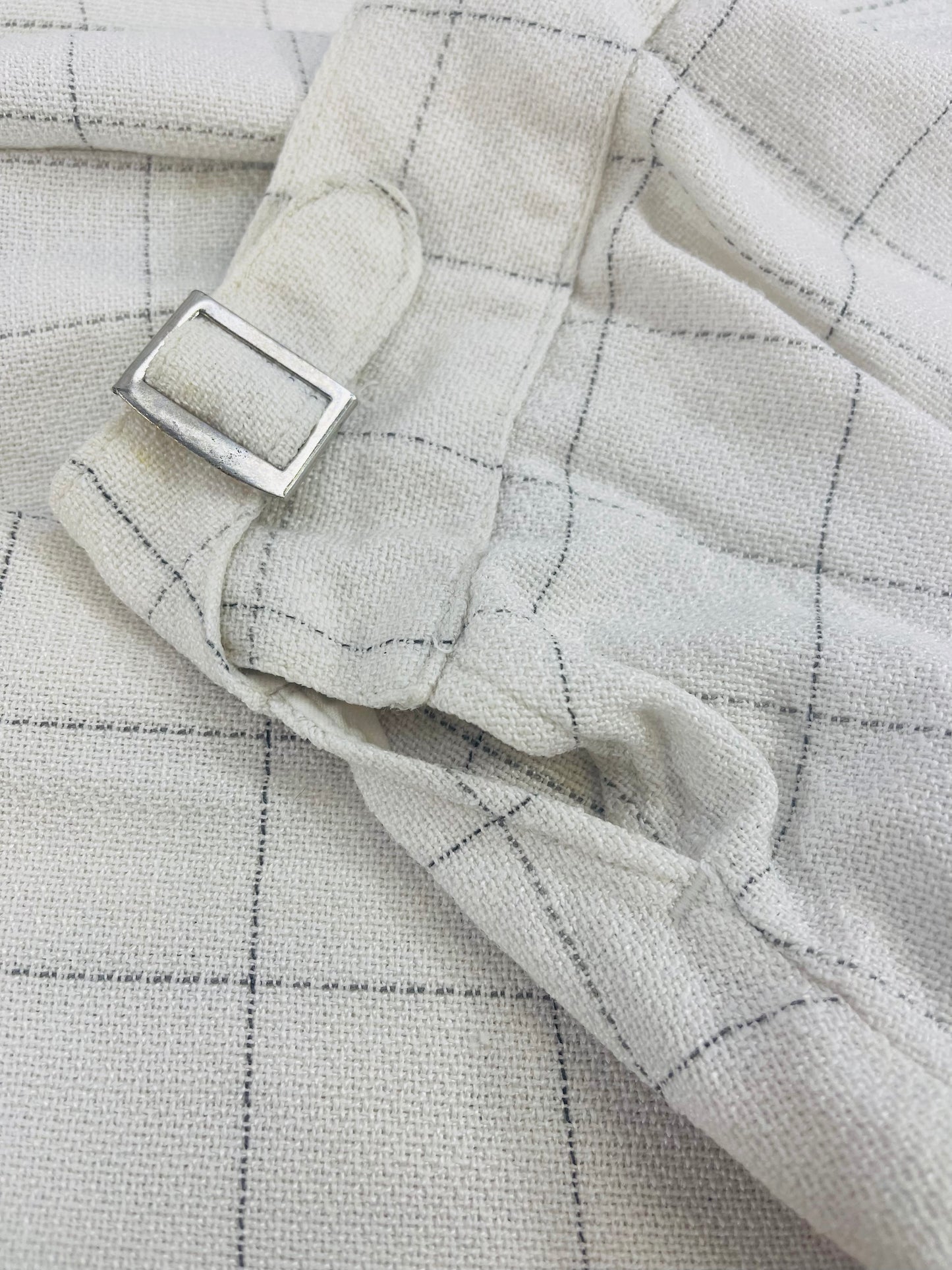 1920s Windowpane Linen Plus Fours