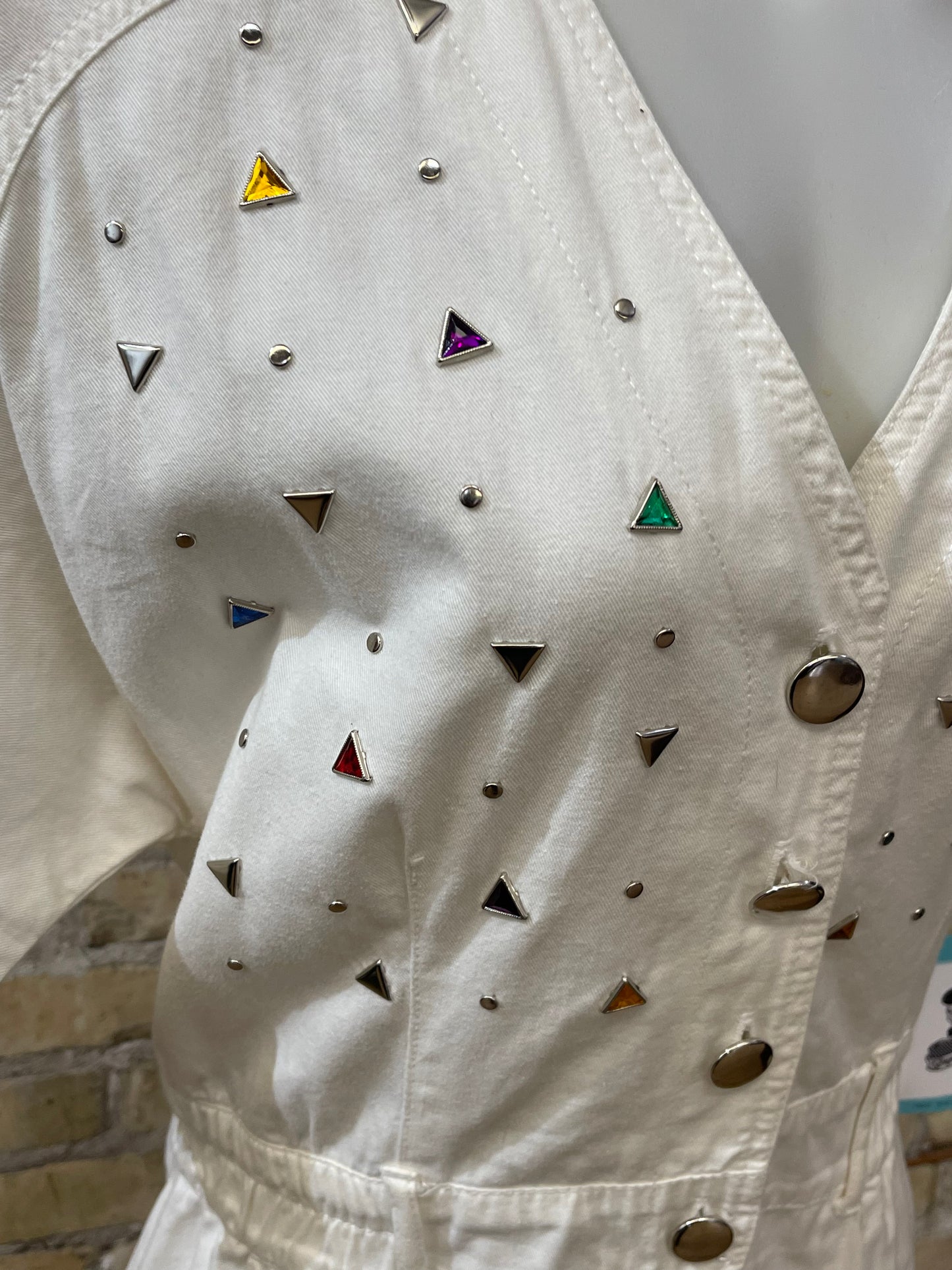 80s Bedazzled Romper - Volup!