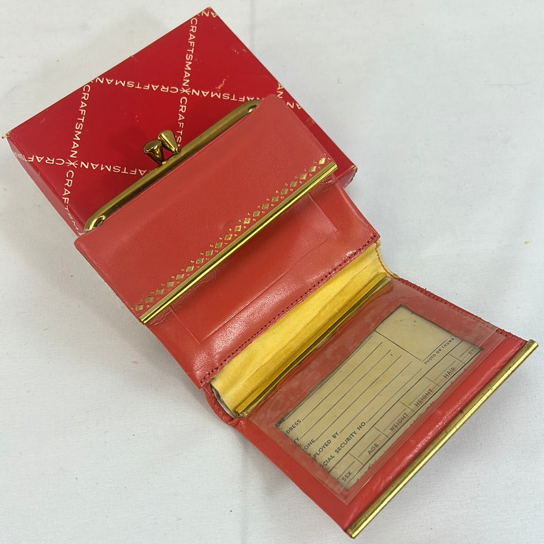 Pink Craftsman French Purse