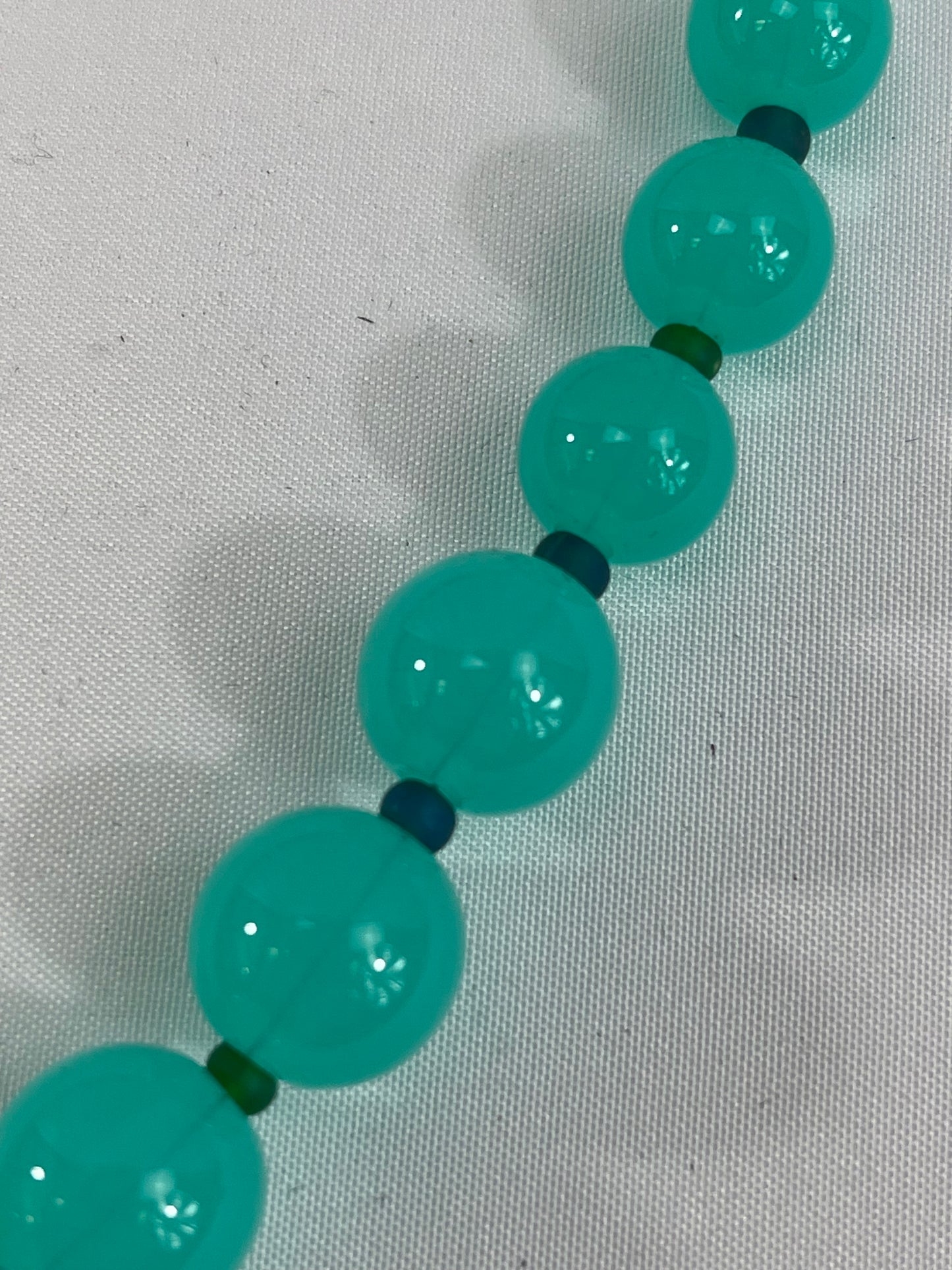 Teal Necklace & earrings