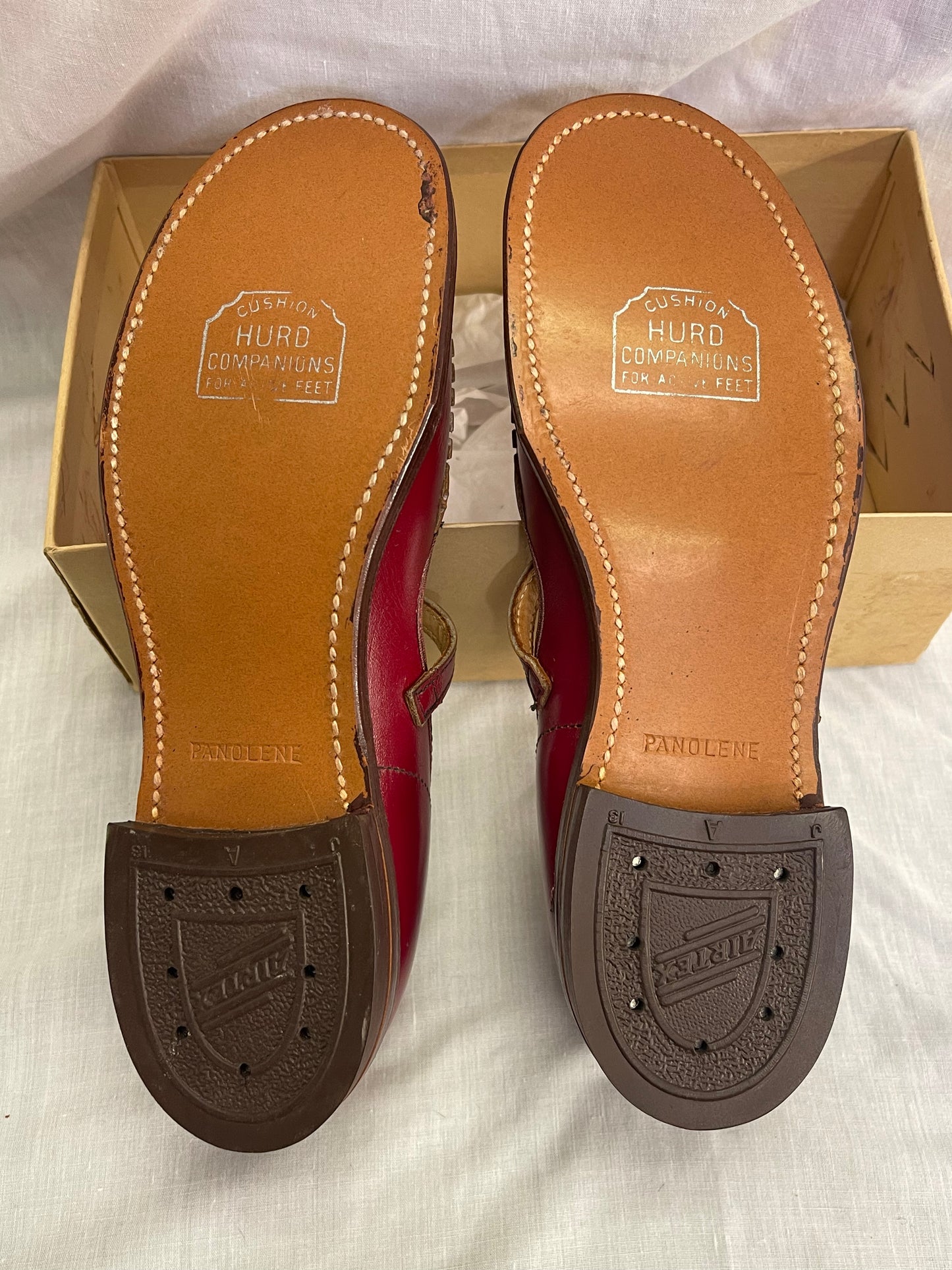 Hurd Companions Girl’s Red Leather Shoes