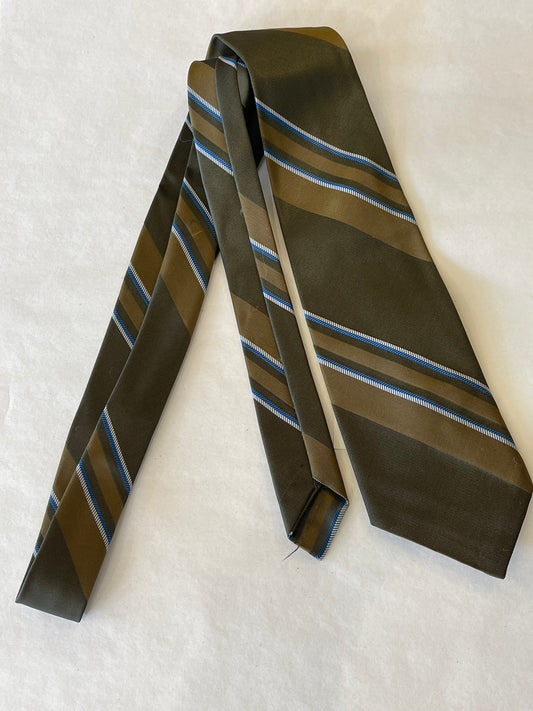 Brown Stripe Necktie