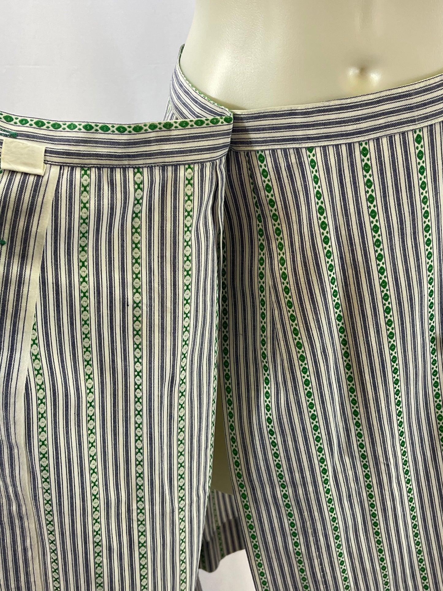 60s Cotton Wrap Skirt