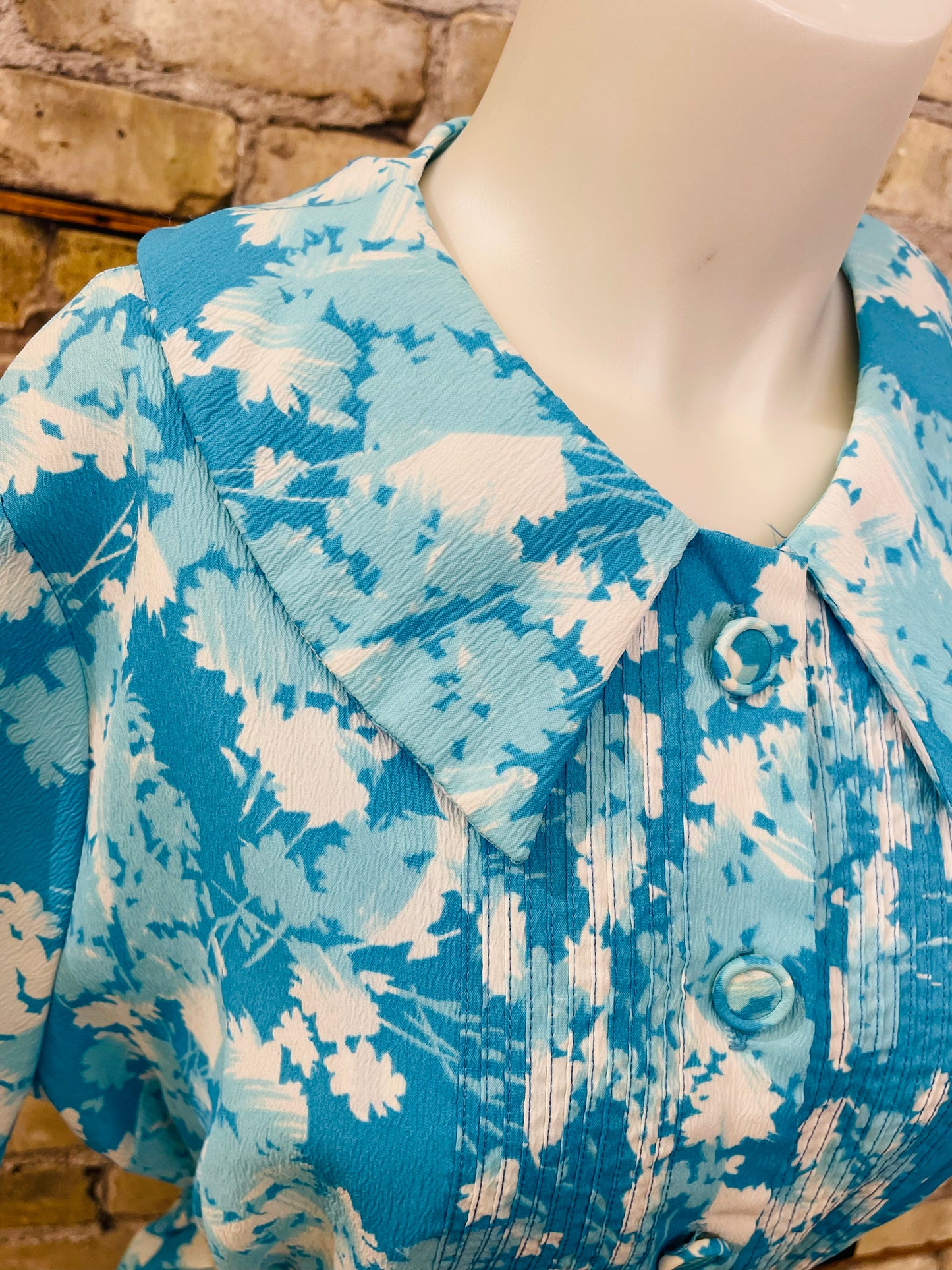 Blue Floral Dress