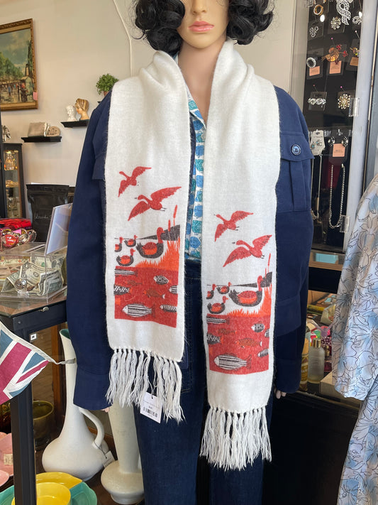 Vintage Duck Winter Scarf