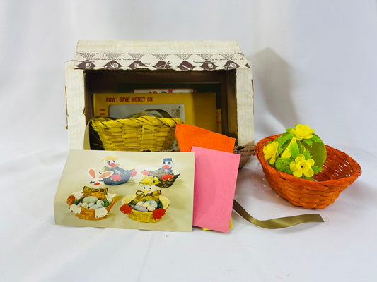 Vintage Fad of the Month Craft Project - Animal Basket