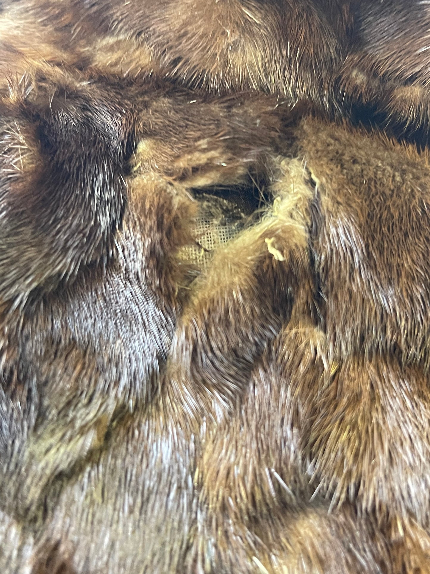 Herringbone Mink Coat
