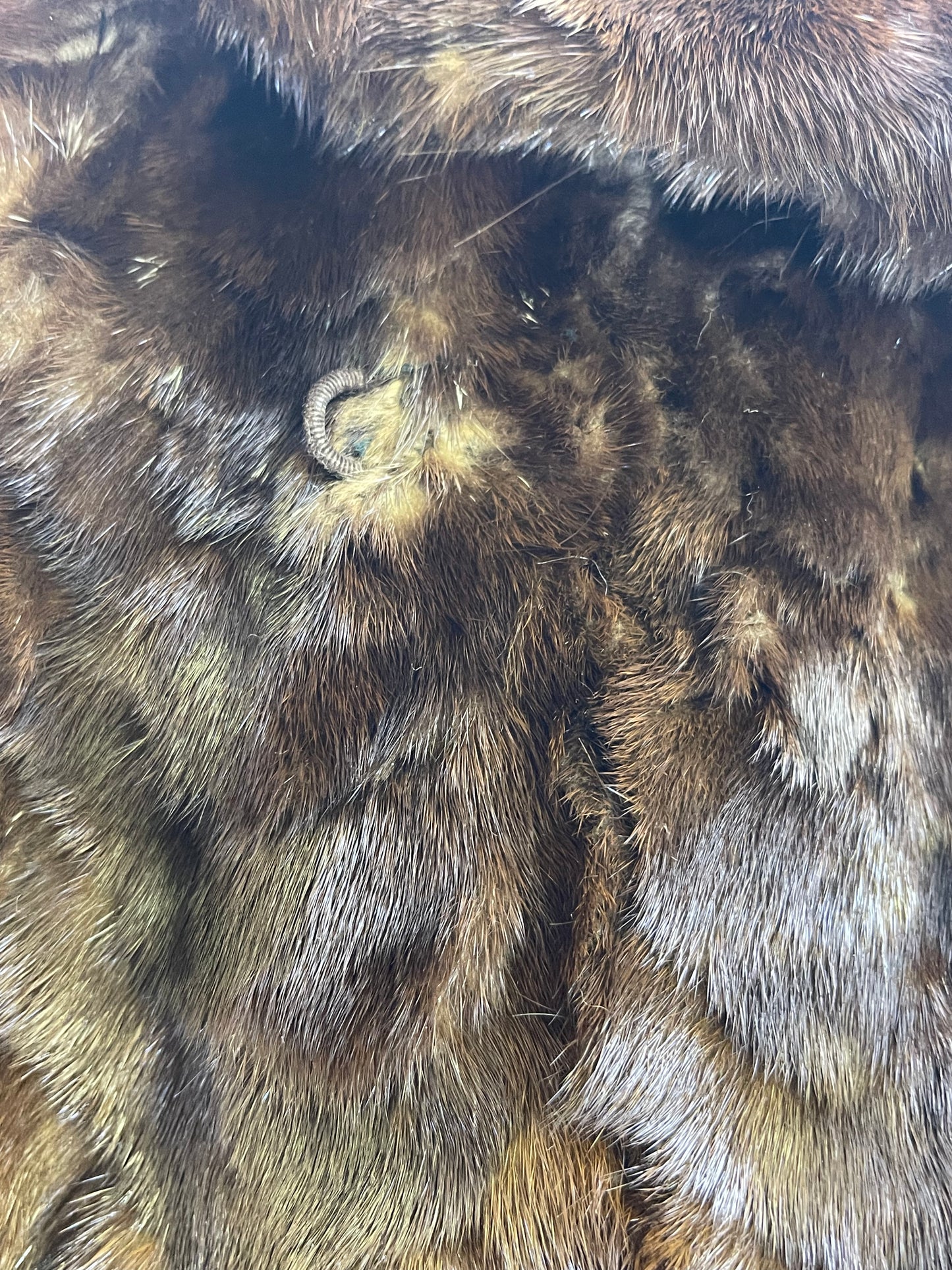George Vares Herringbone Mink Coat