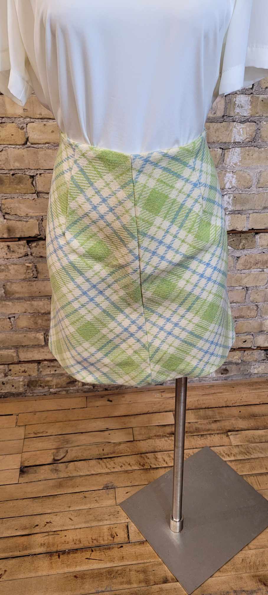 Spring Plaid Skirt