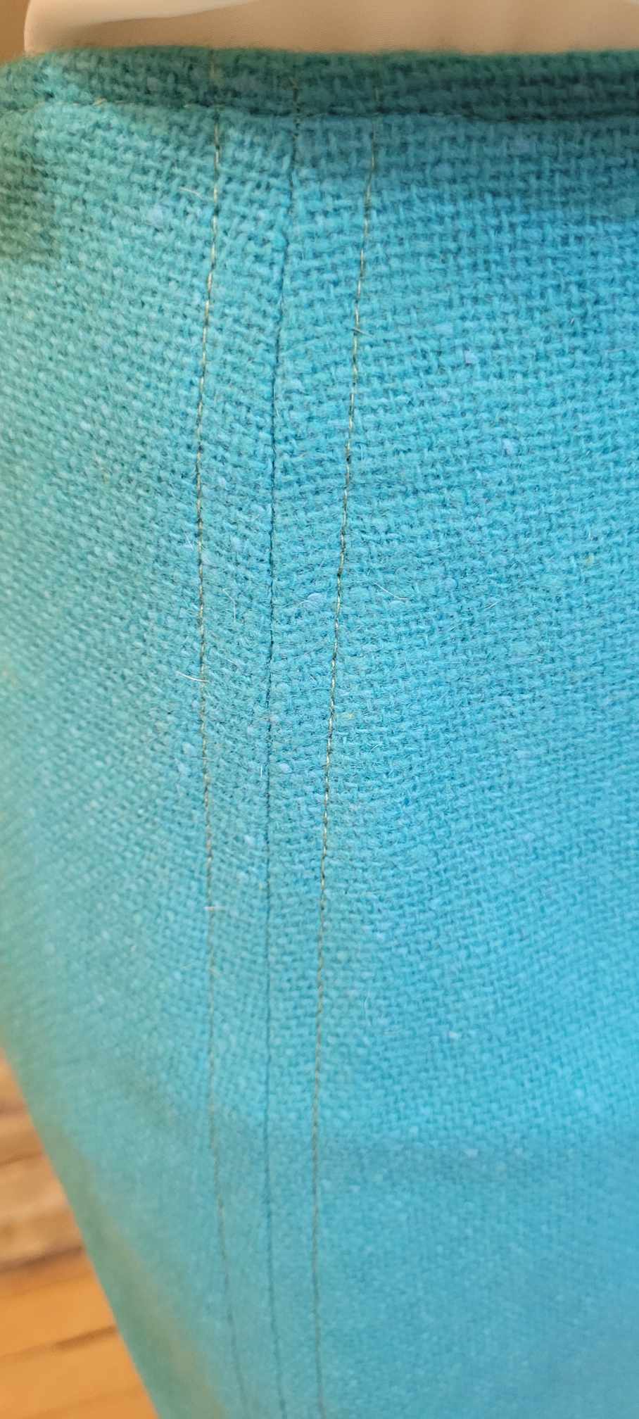 Teal Woven Skirt