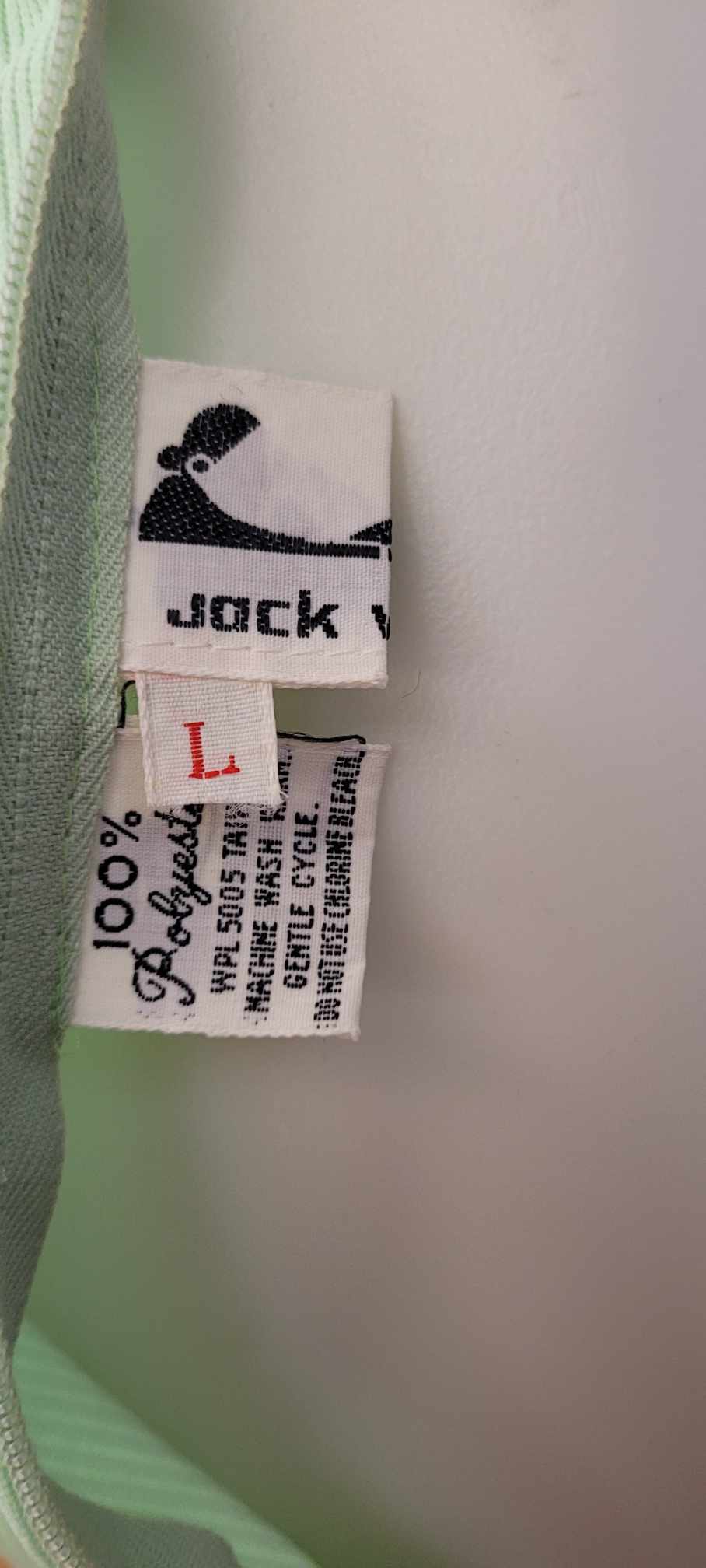 Jack Winters Light Green Sleeveless Turtleneck