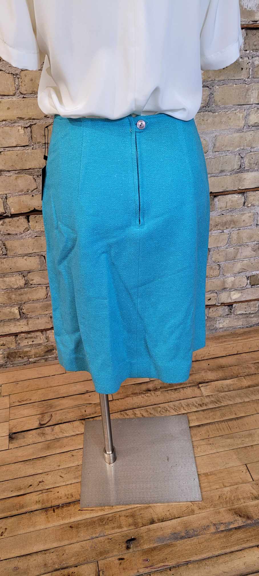 Teal Woven Skirt