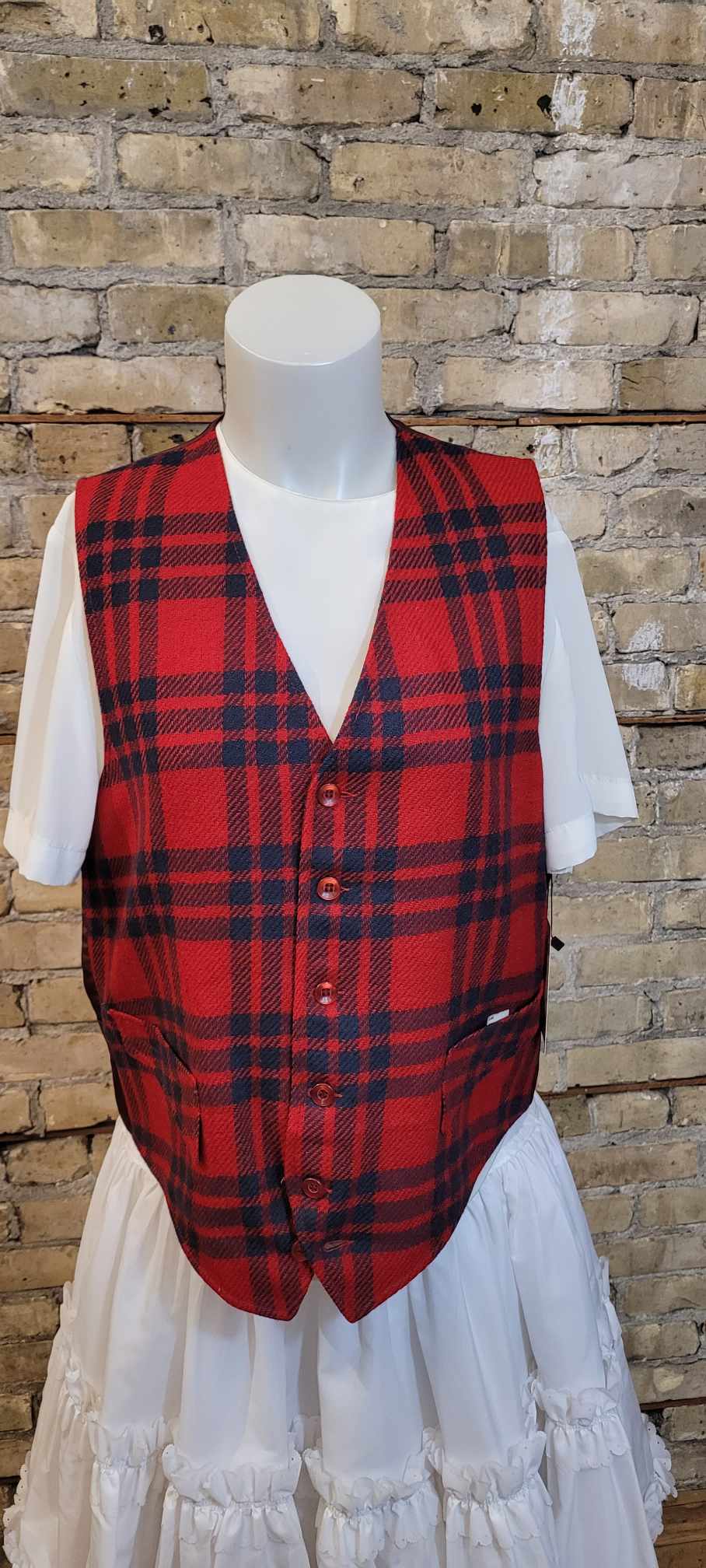 Hudson Bay Plaid Vest