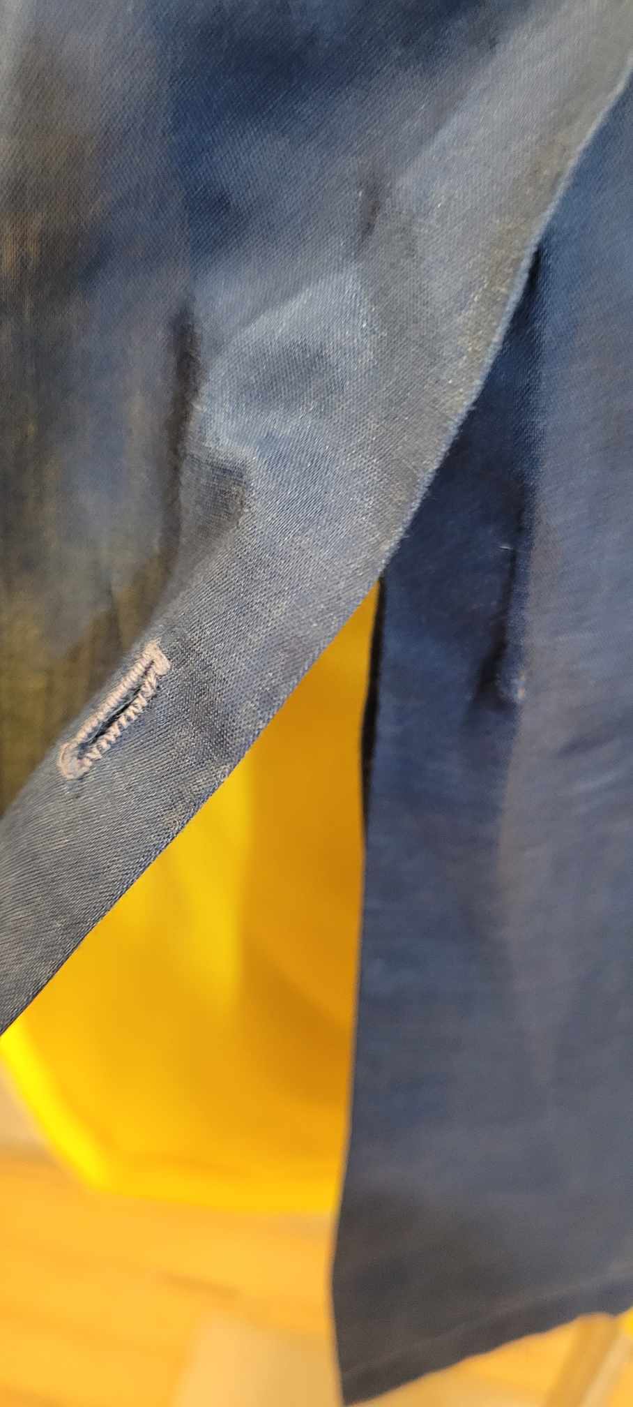 Sleeveless Navy Blouse