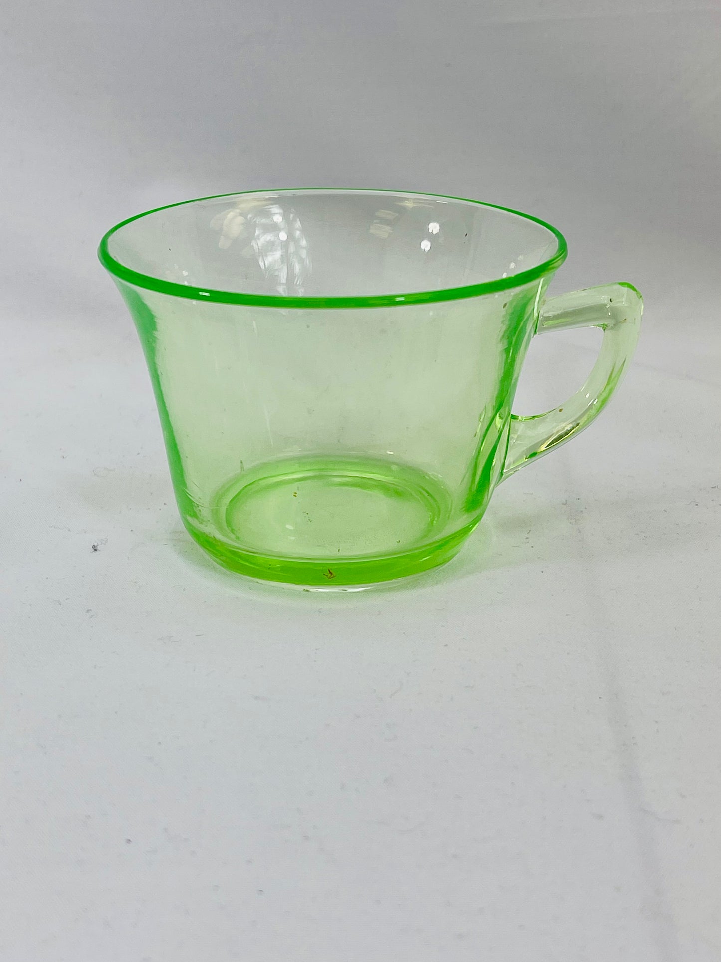 Uranium Glass Teacup