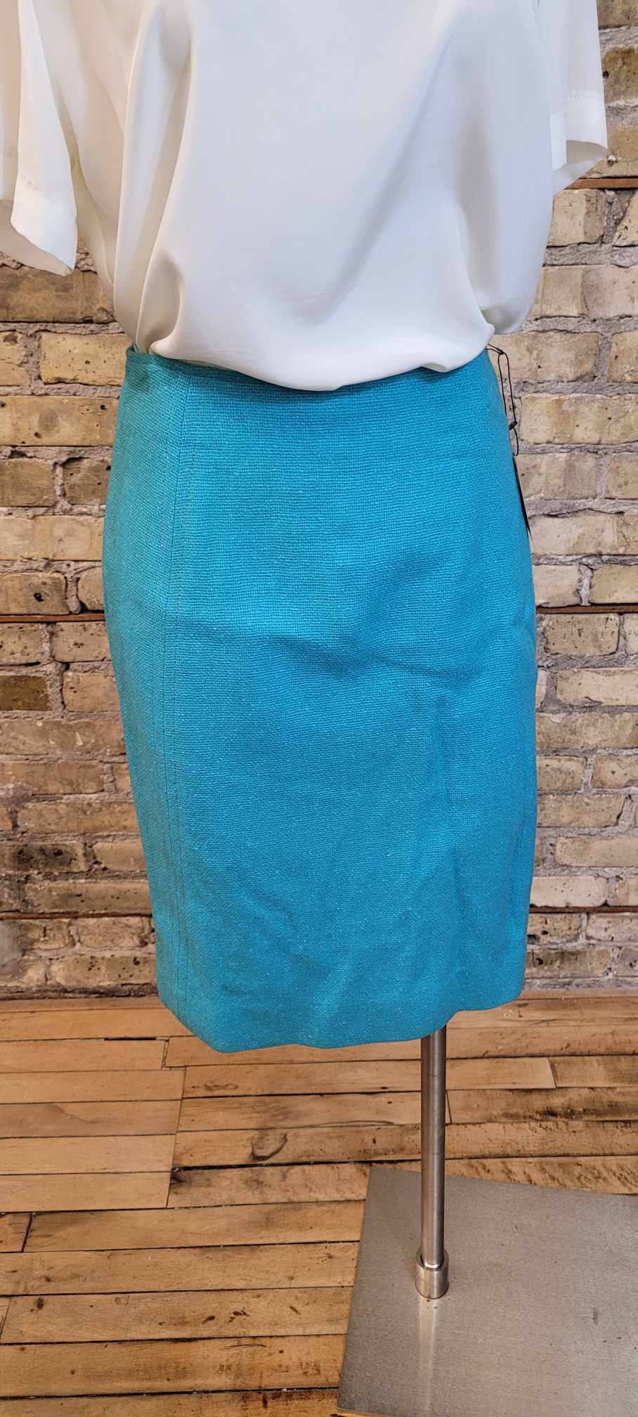 Teal Woven Skirt