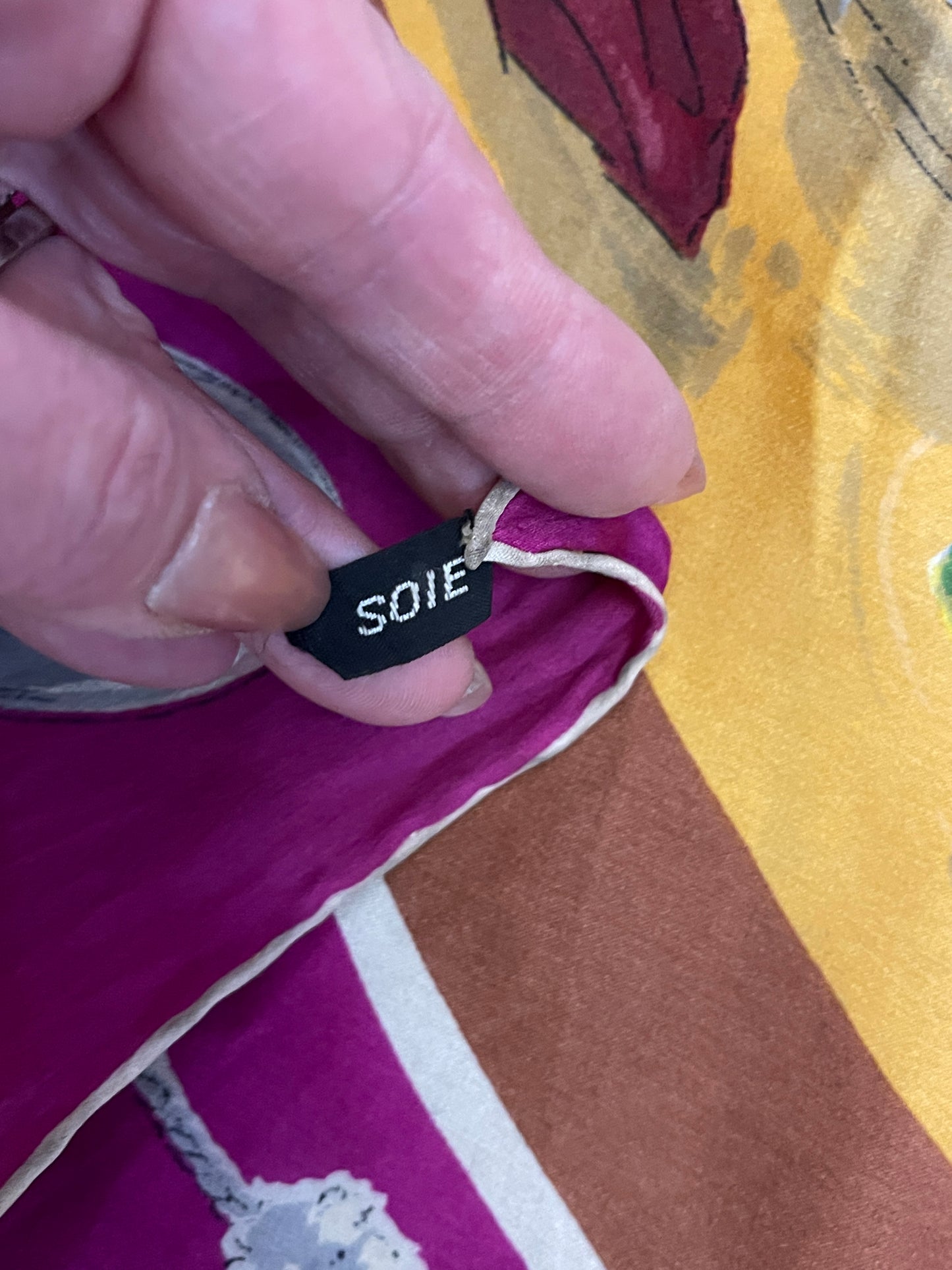 Vibrant Souvenir Scarf