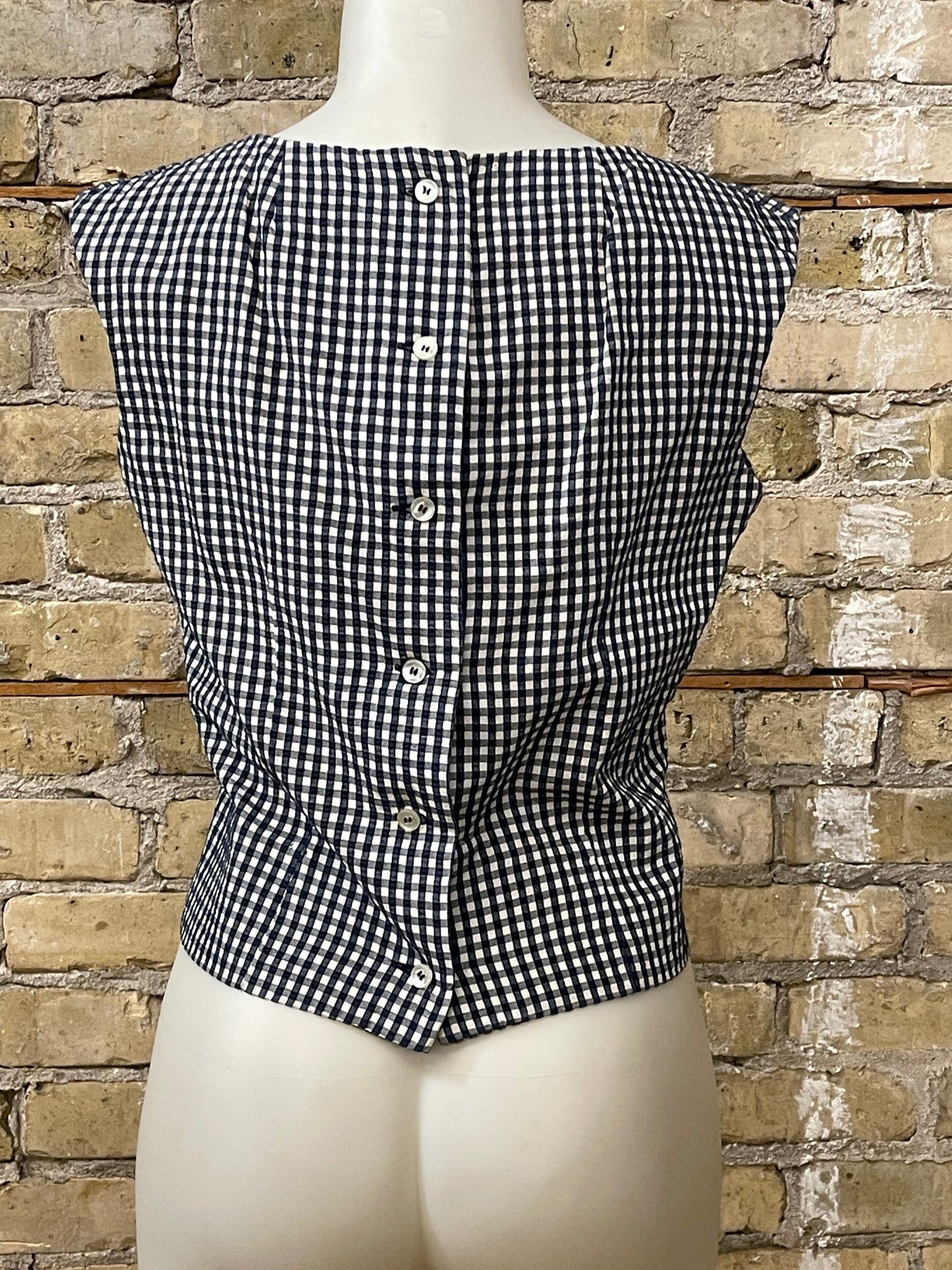 50s Gingham Blouse & Jacket