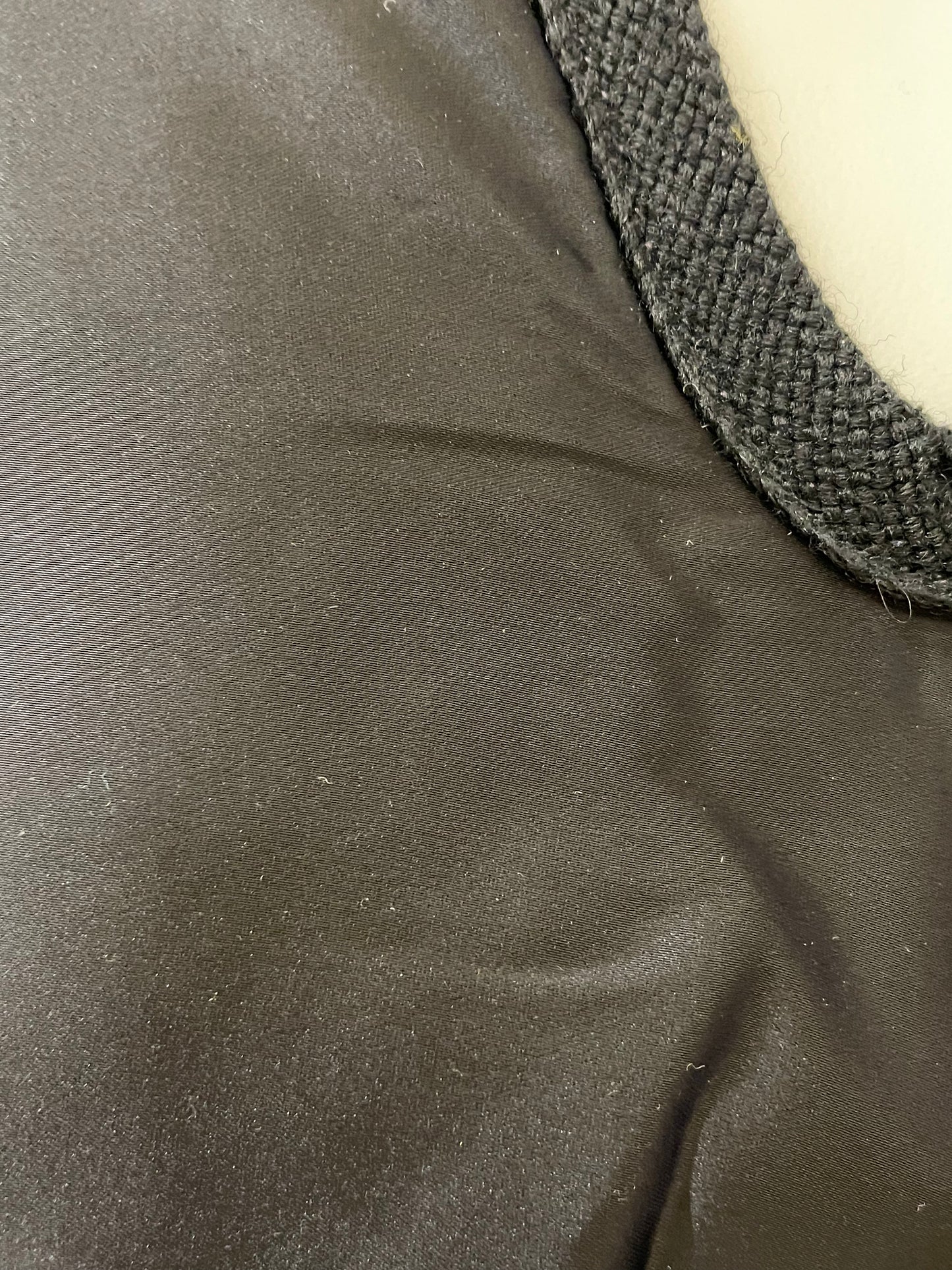 Black Wool Poncho Cape