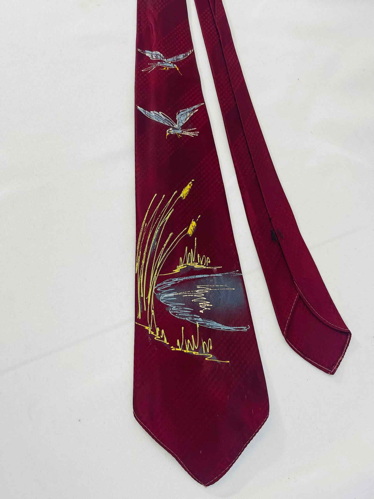 40s Townecraft Handpainted Tie