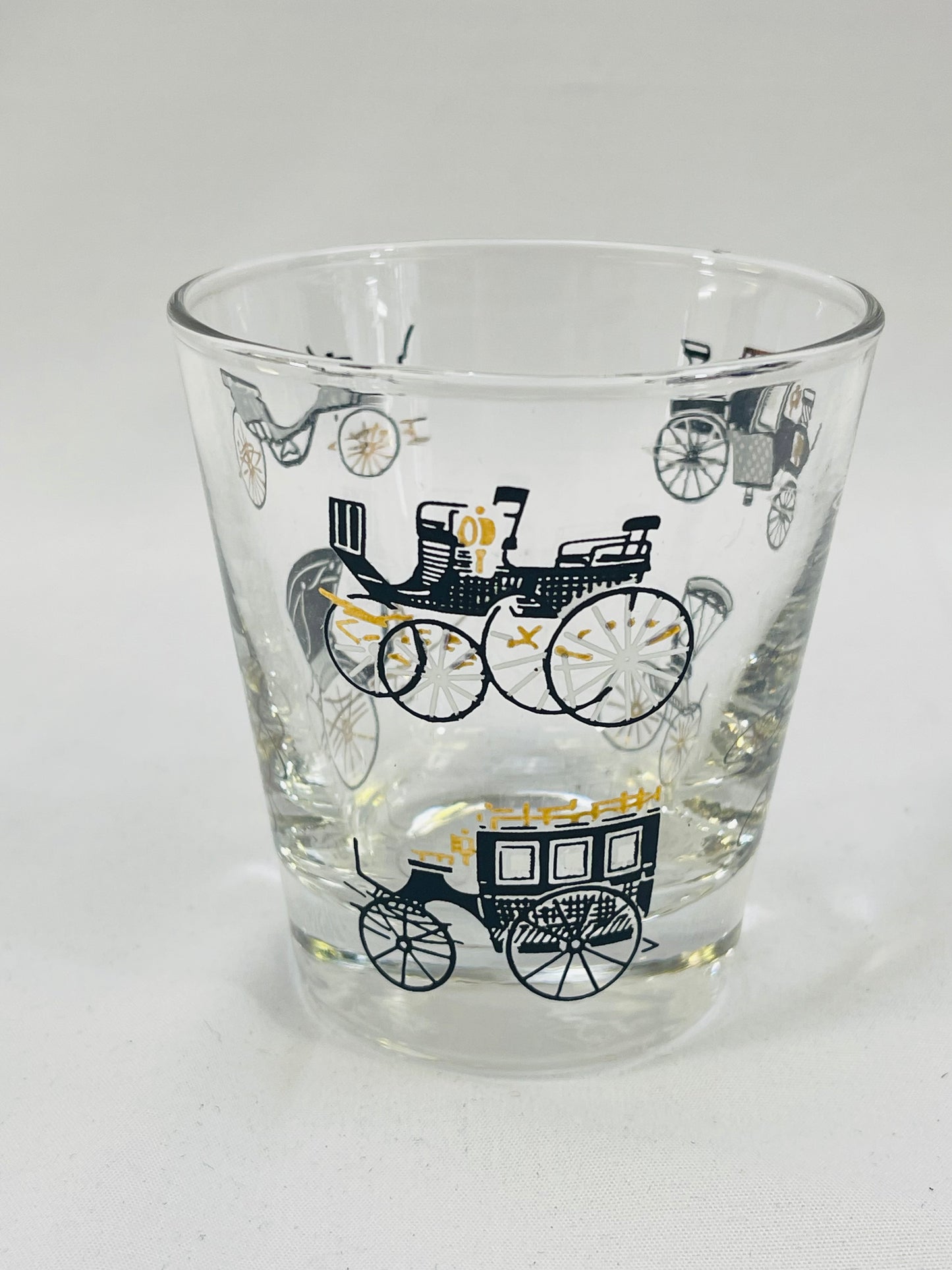 Libby Carriage Rock Glass
