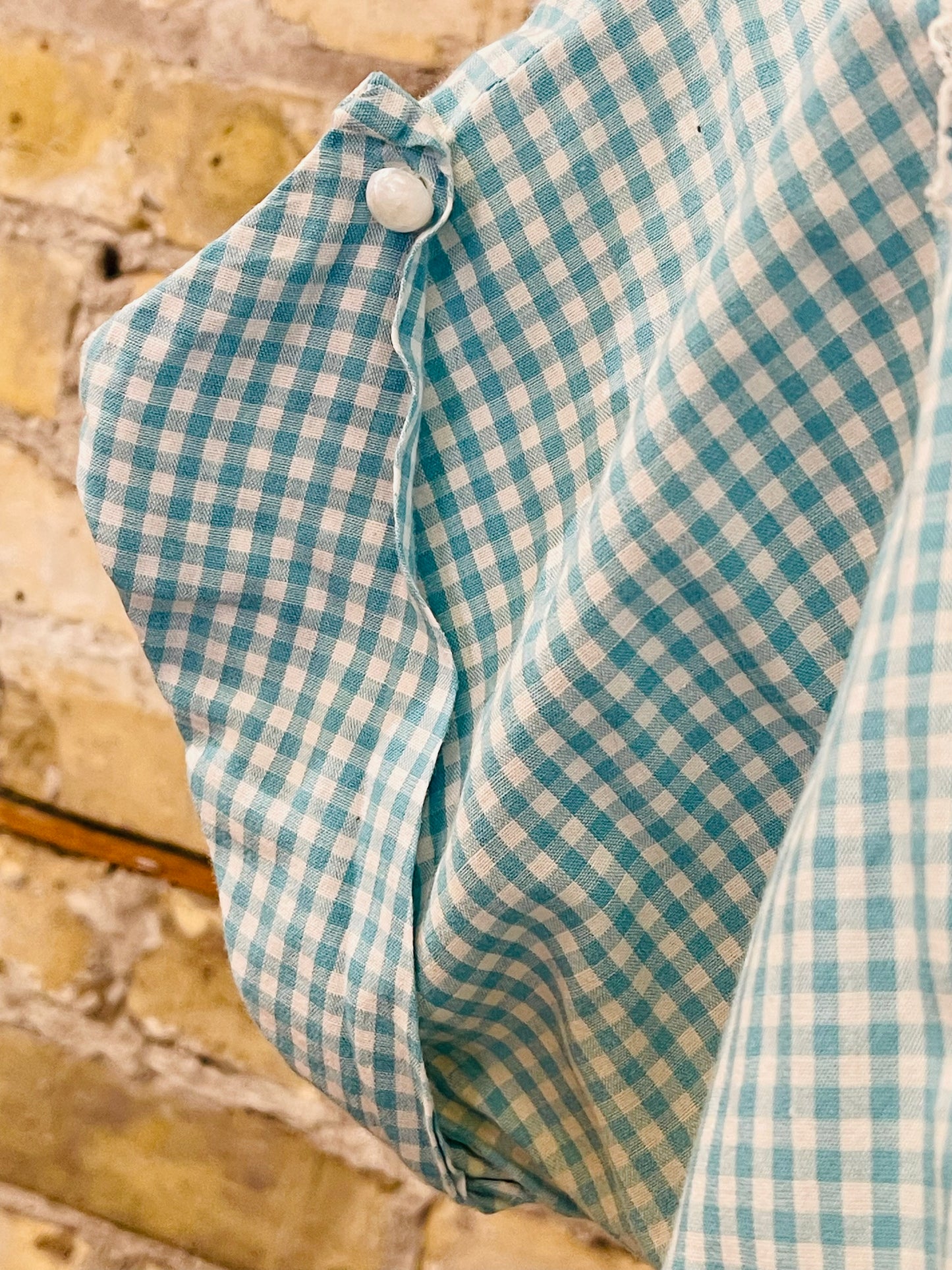 Blue Gingham Day Dress