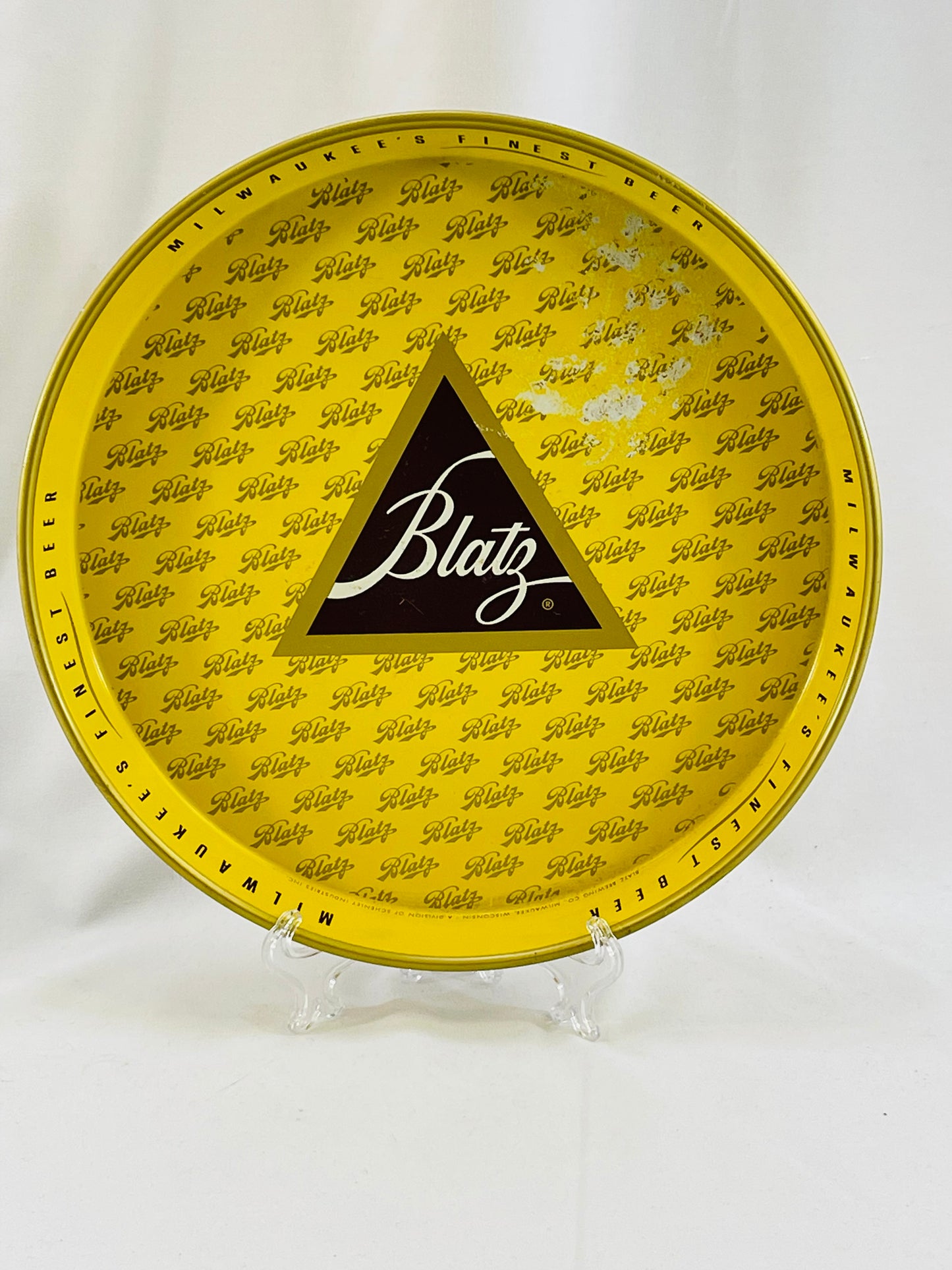 Blatz Beer 12” Metal Tray
