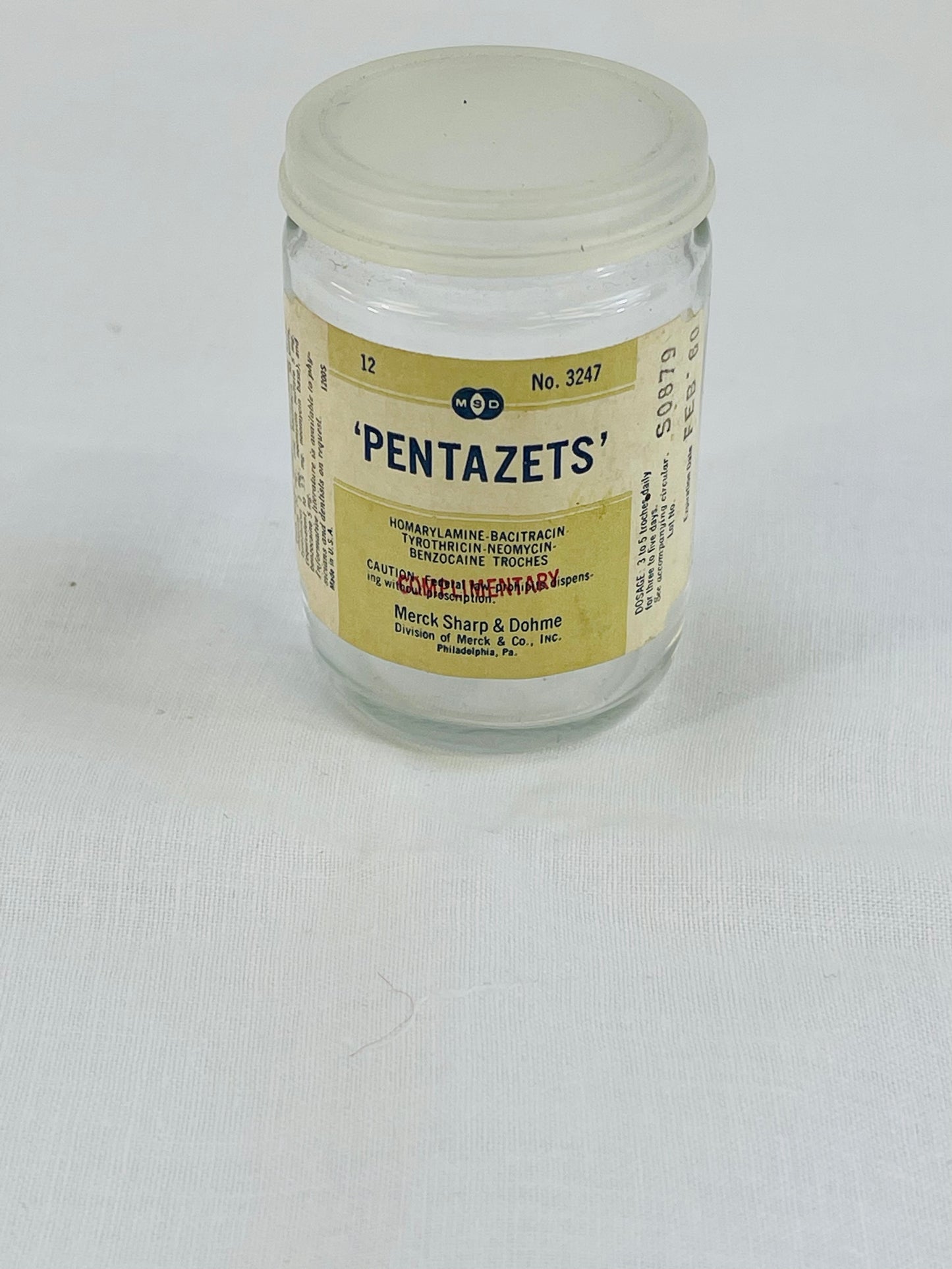 Vintage Pentazets Jar